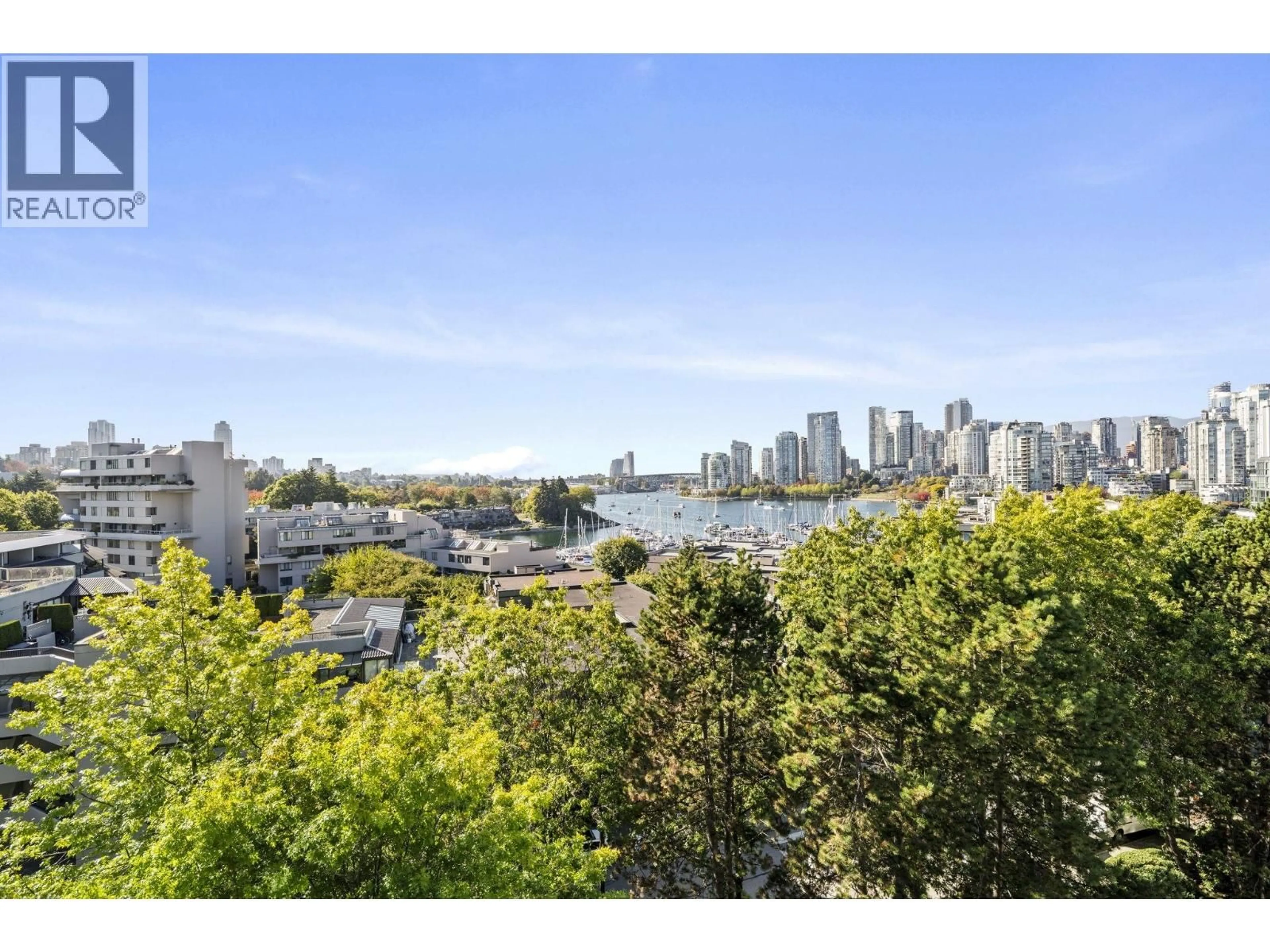 A pic from outside/outdoor area/front of a property/back of a property/a pic from drone, water/lake/river/ocean view for 904 - 522 MOBERLY ROAD, Vancouver British Columbia V5Z4G4