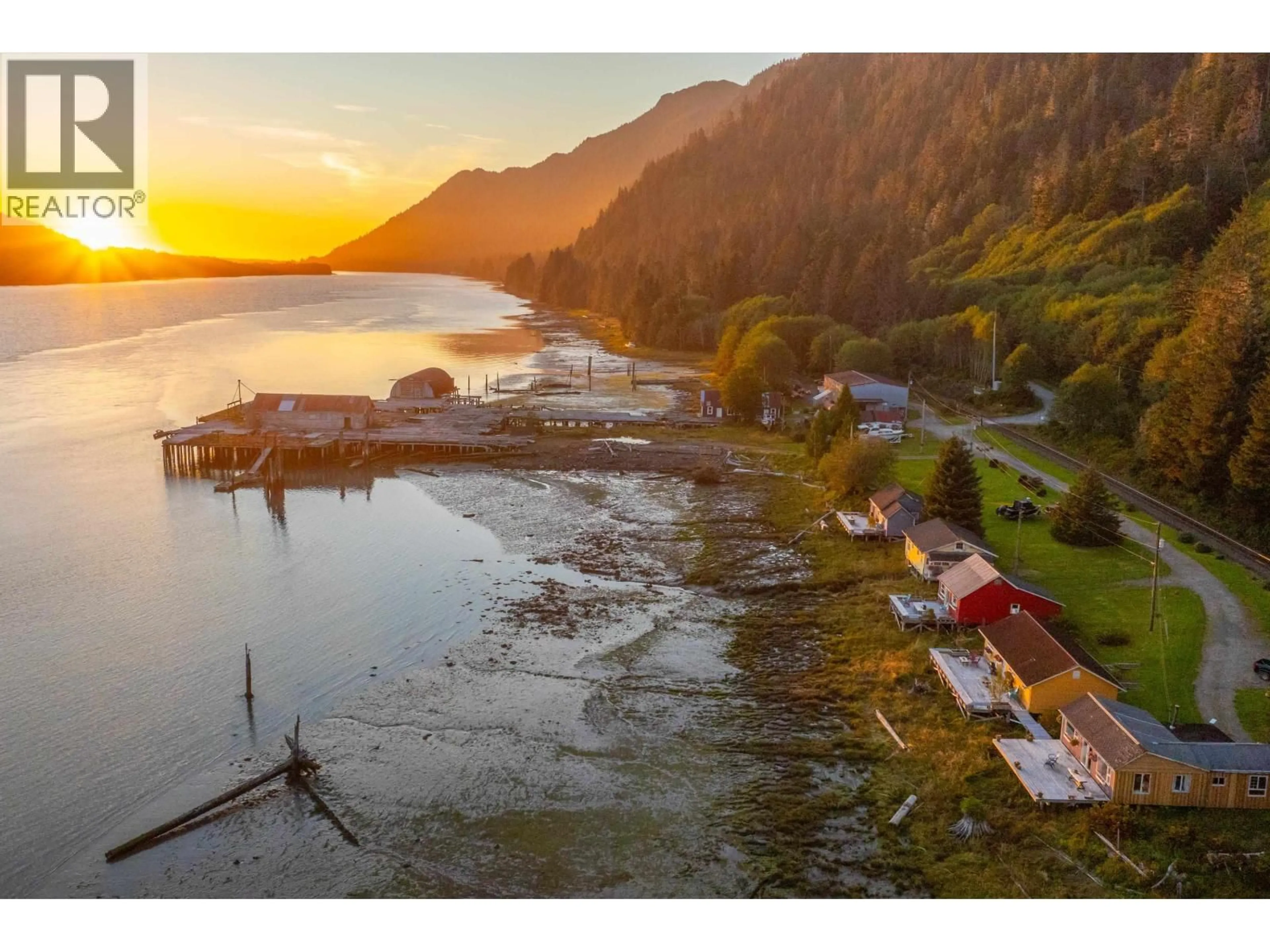 A pic from outside/outdoor area/front of a property/back of a property/a pic from drone, water/lake/river/ocean view for DL - 44 CASSIAR DRIVE, Port Edward British Columbia V0V1G0