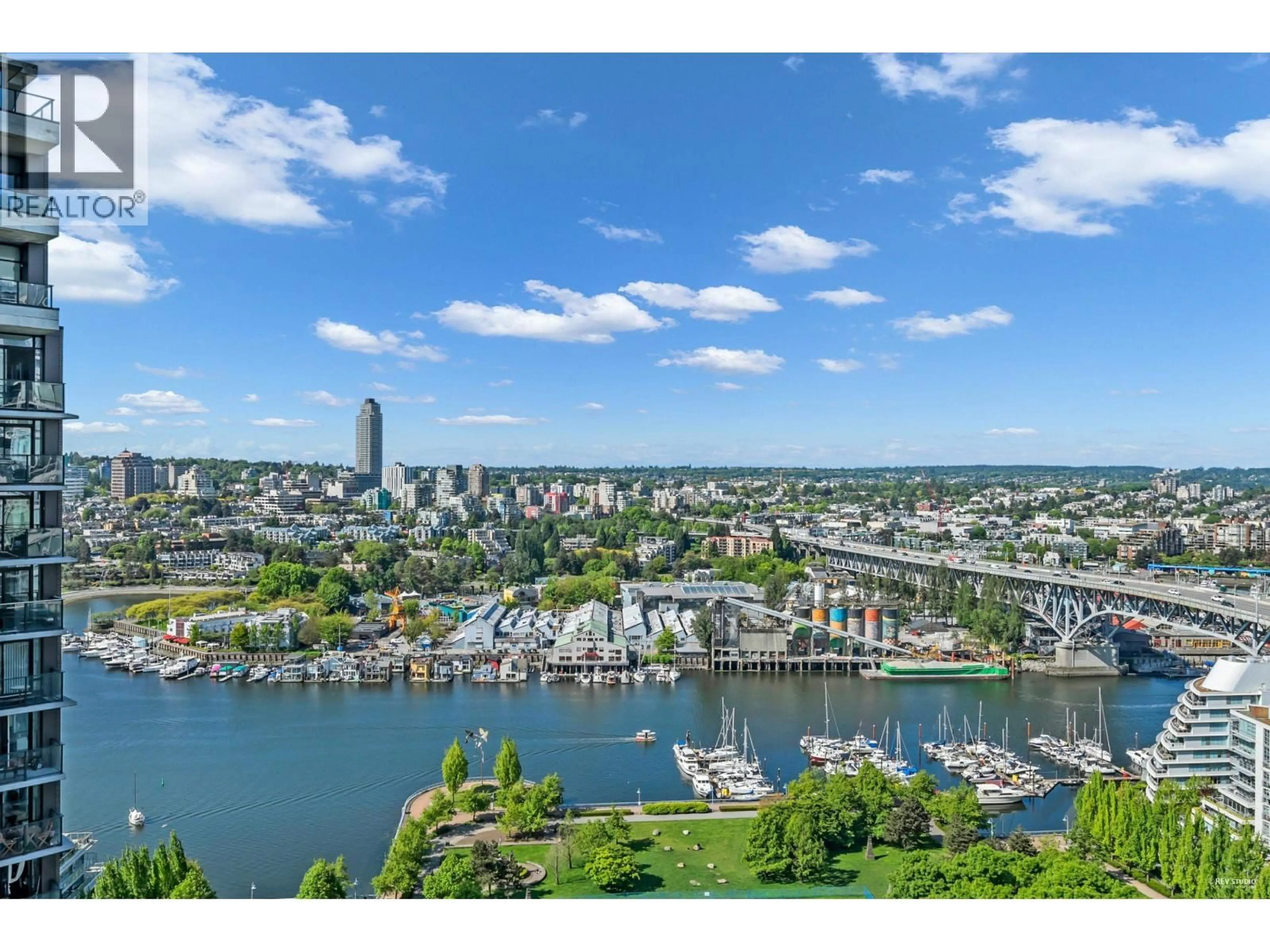 A pic from outside/outdoor area/front of a property/back of a property/a pic from drone, water/lake/river/ocean view for 3002 - 1438 RICHARDS STREET, Vancouver British Columbia V6Z3B8
