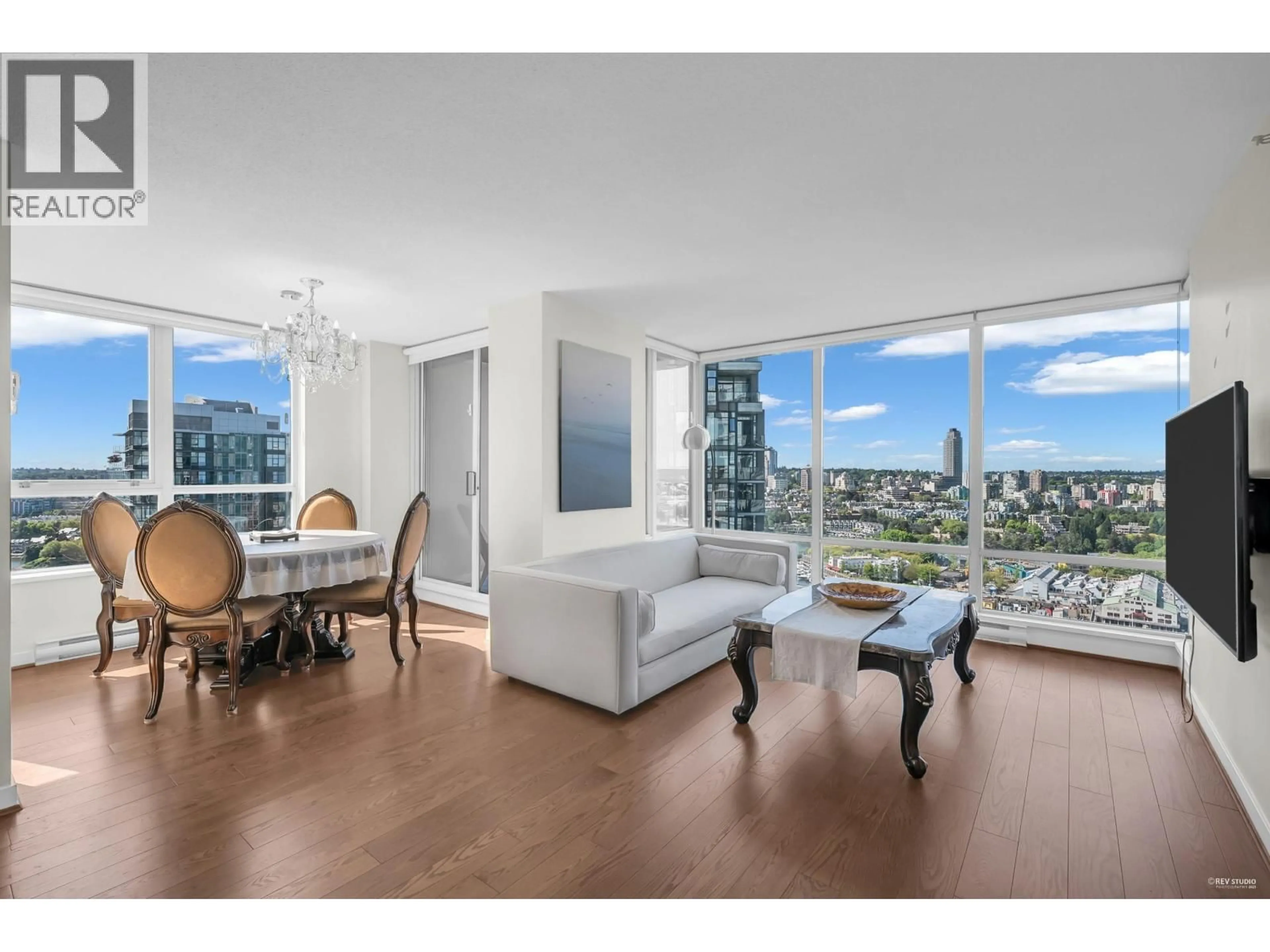 Living room with furniture, unknown for 3002 - 1438 RICHARDS STREET, Vancouver British Columbia V6Z3B8