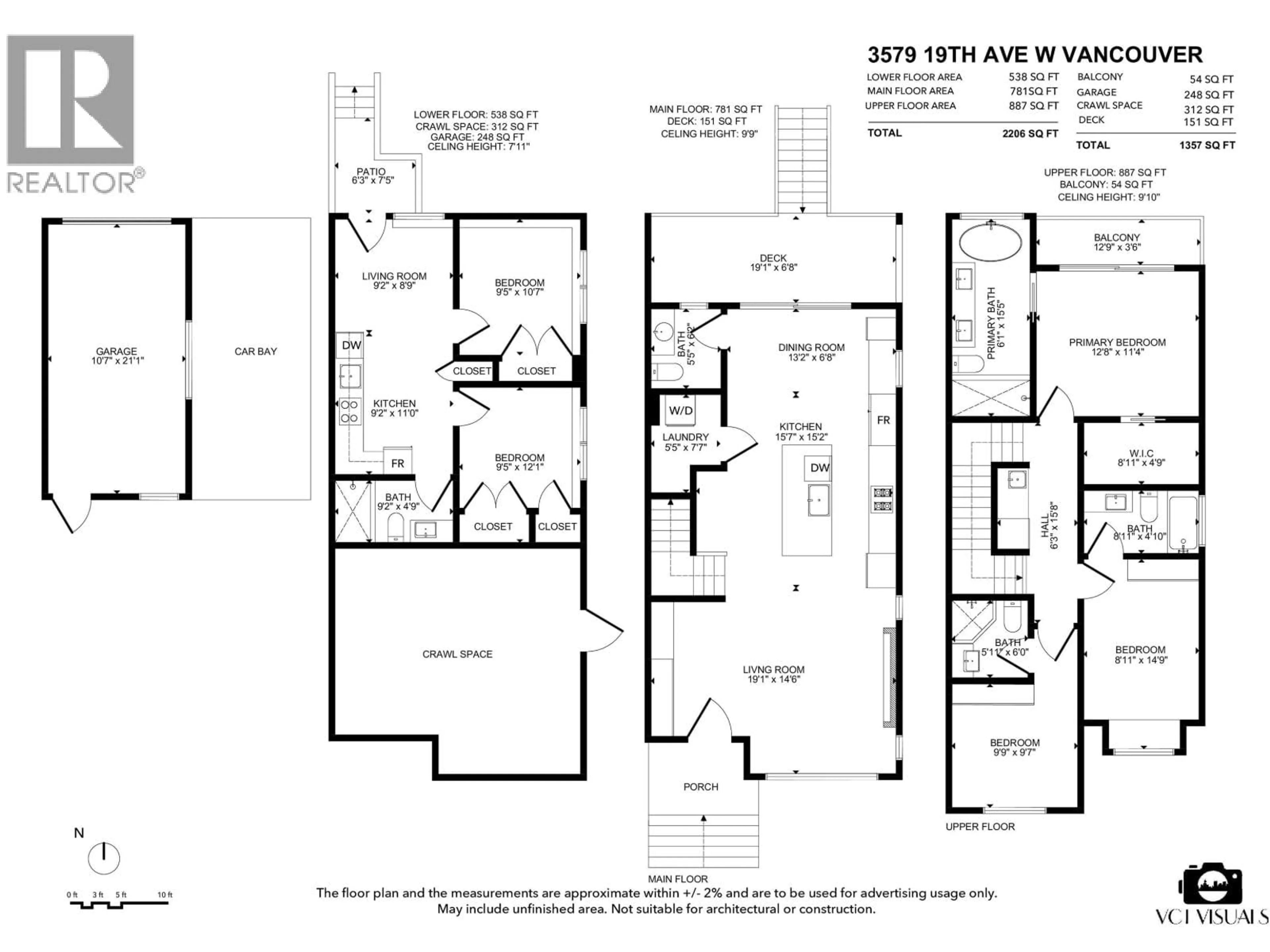 Floor plan for 3579 19TH AVENUE, Vancouver British Columbia V6S1C3