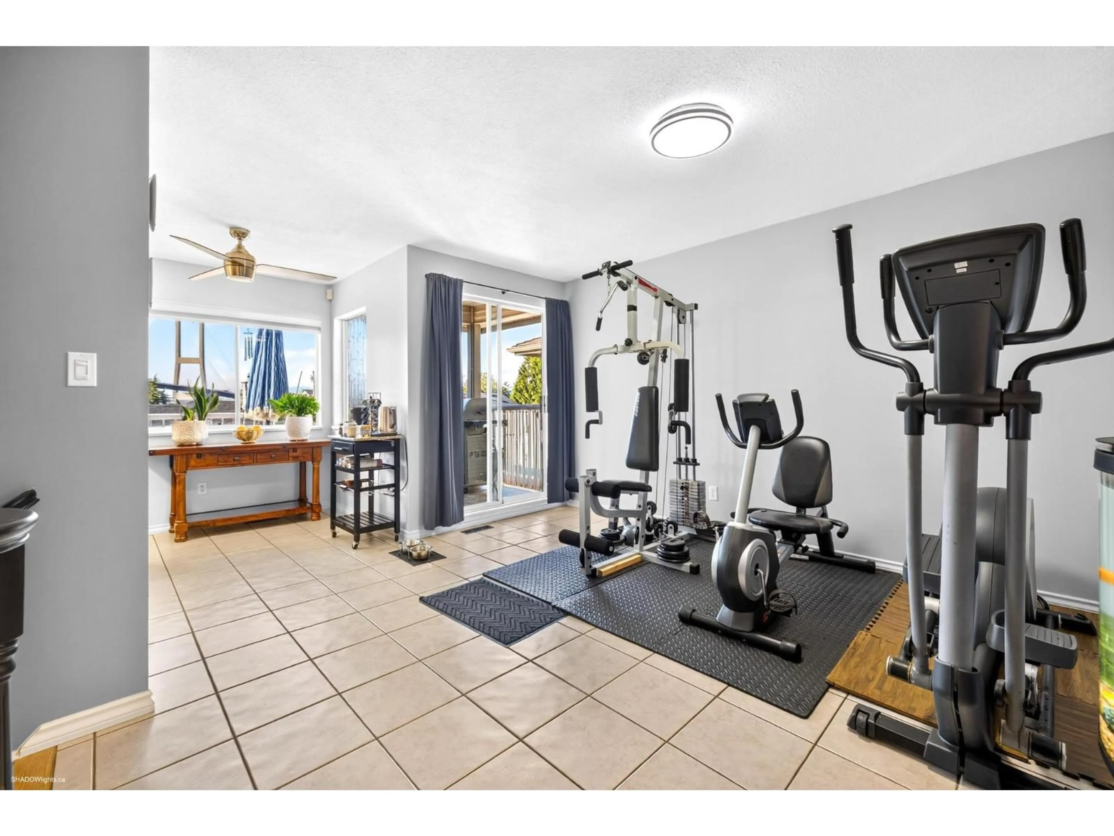 Gym or fitness room for 8396 CENTRE STREET, Delta British Columbia V4C3X4