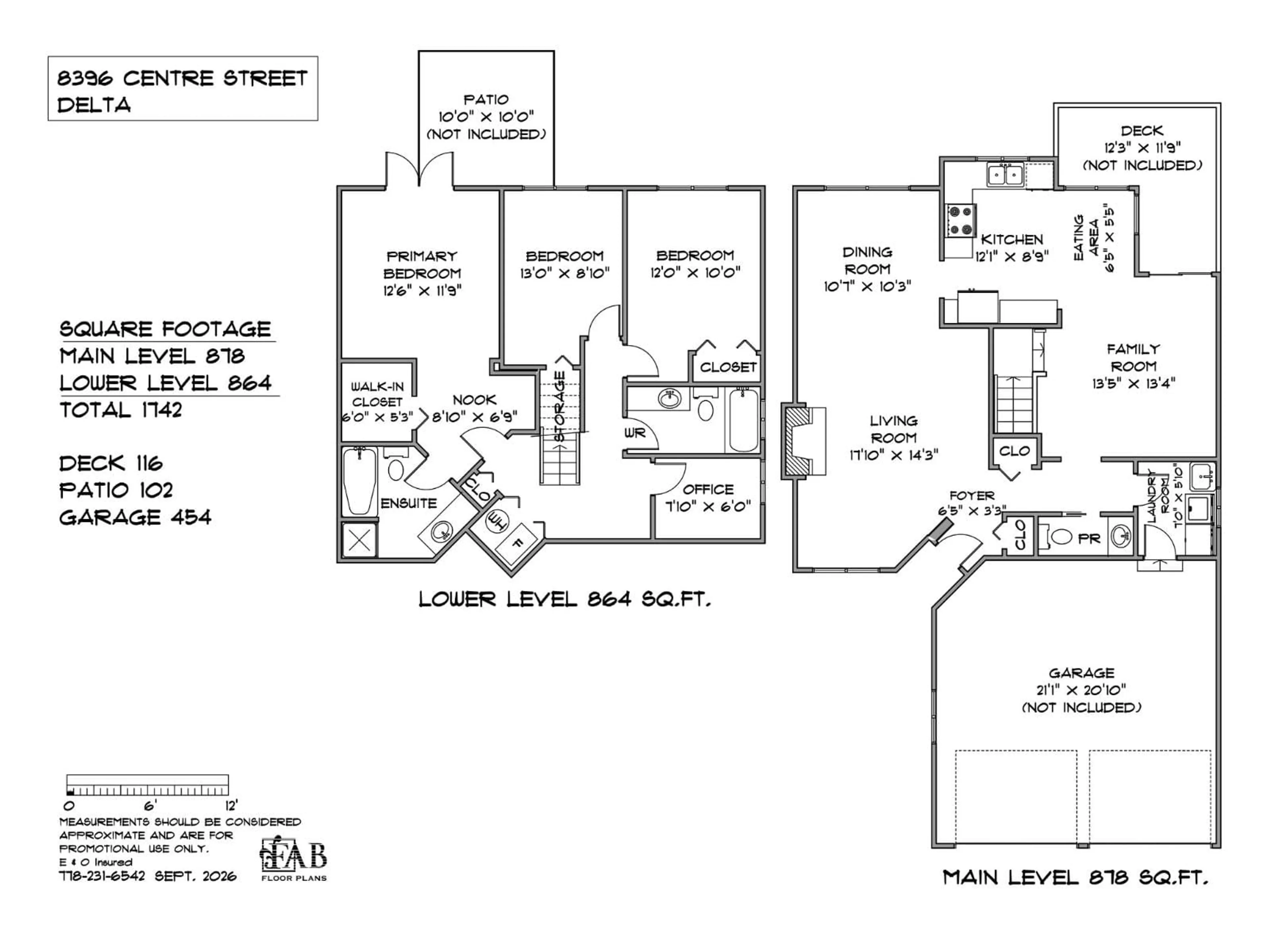 Floor plan for 8396 CENTRE STREET, Delta British Columbia V4C3X4
