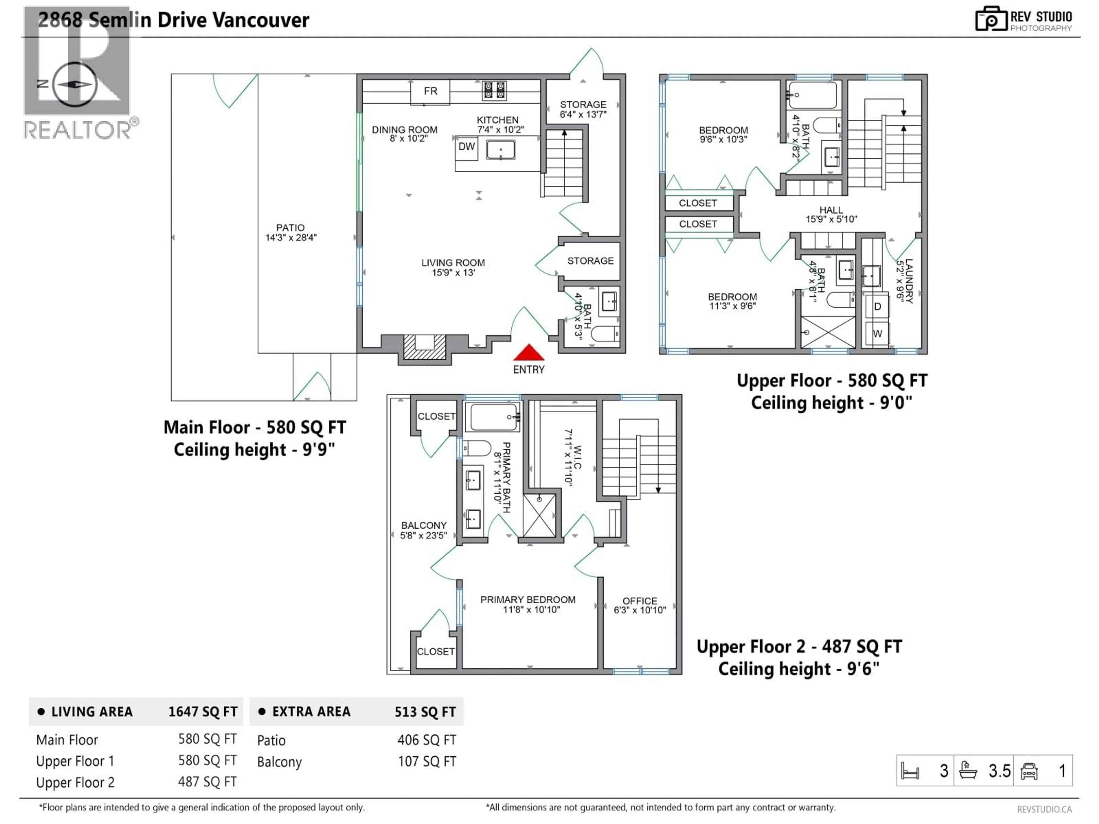 Floor plan for 2868 SEMLIN DRIVE, Vancouver British Columbia V5N2C5