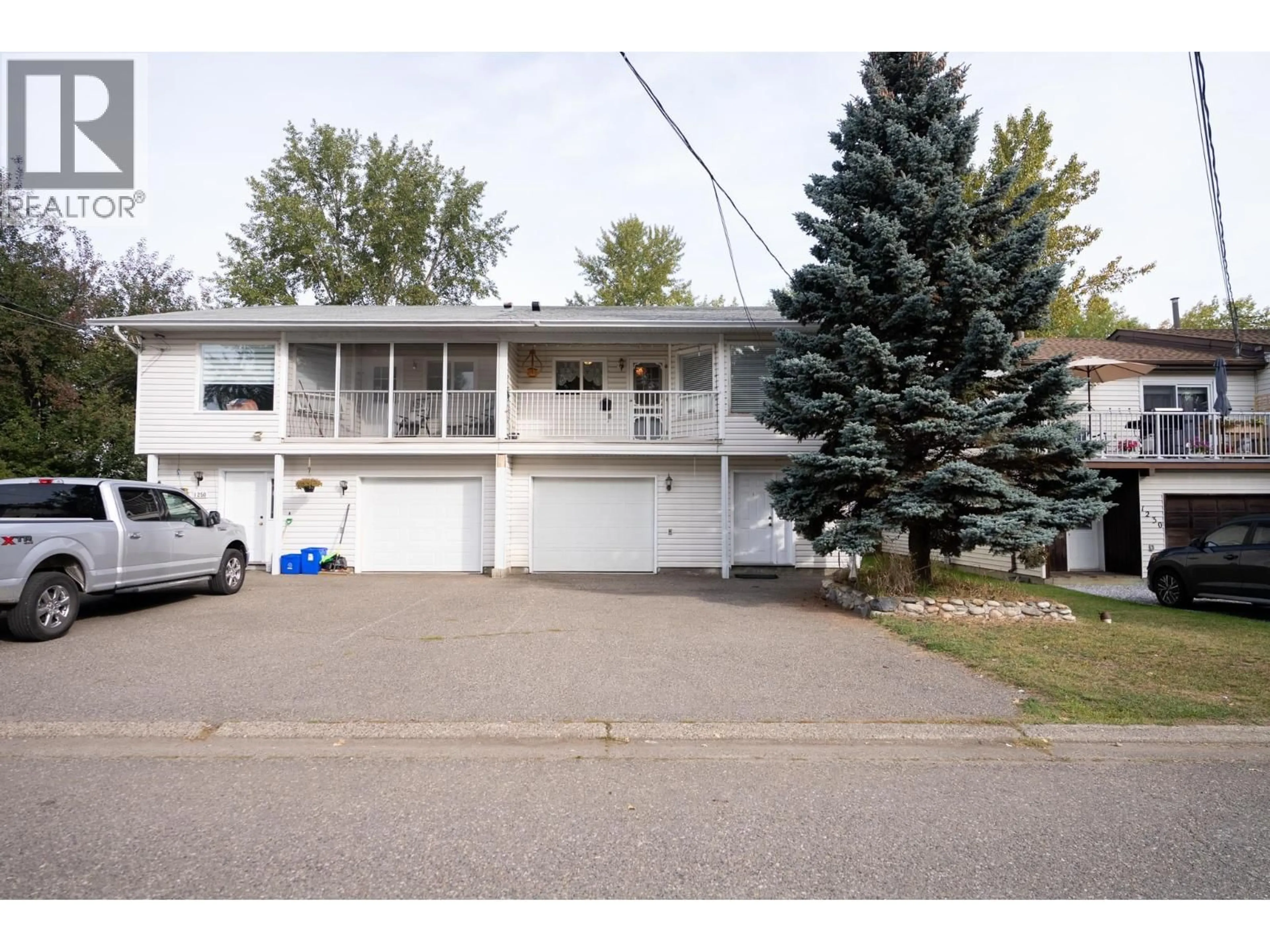 Home with vinyl exterior material, street for 1240 MONKLEY AVENUE, Prince George British Columbia V2L4G6