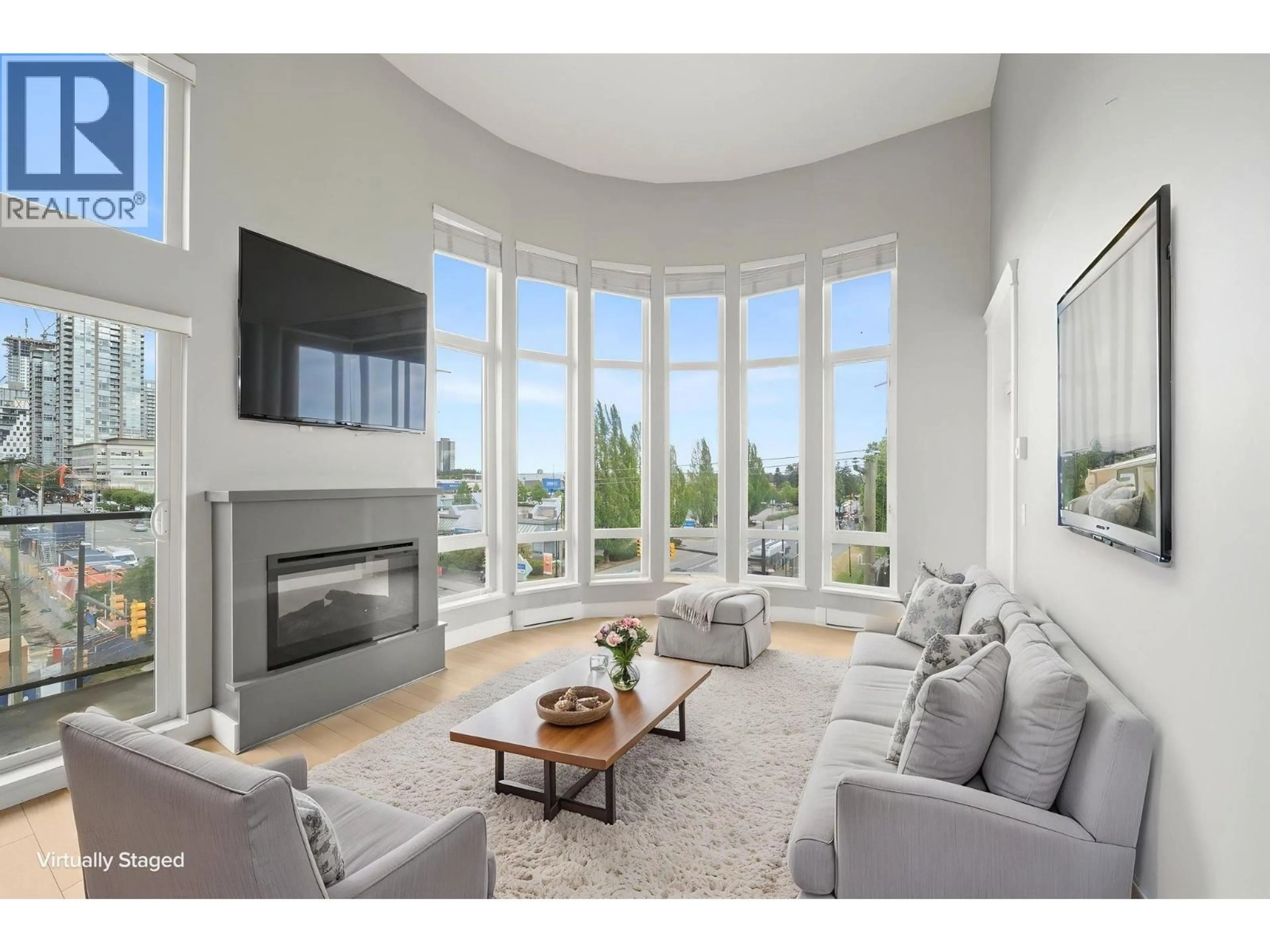 Living room with furniture, unknown for 401 - 1188 JOHNSON STREET, Coquitlam British Columbia V3B0H7