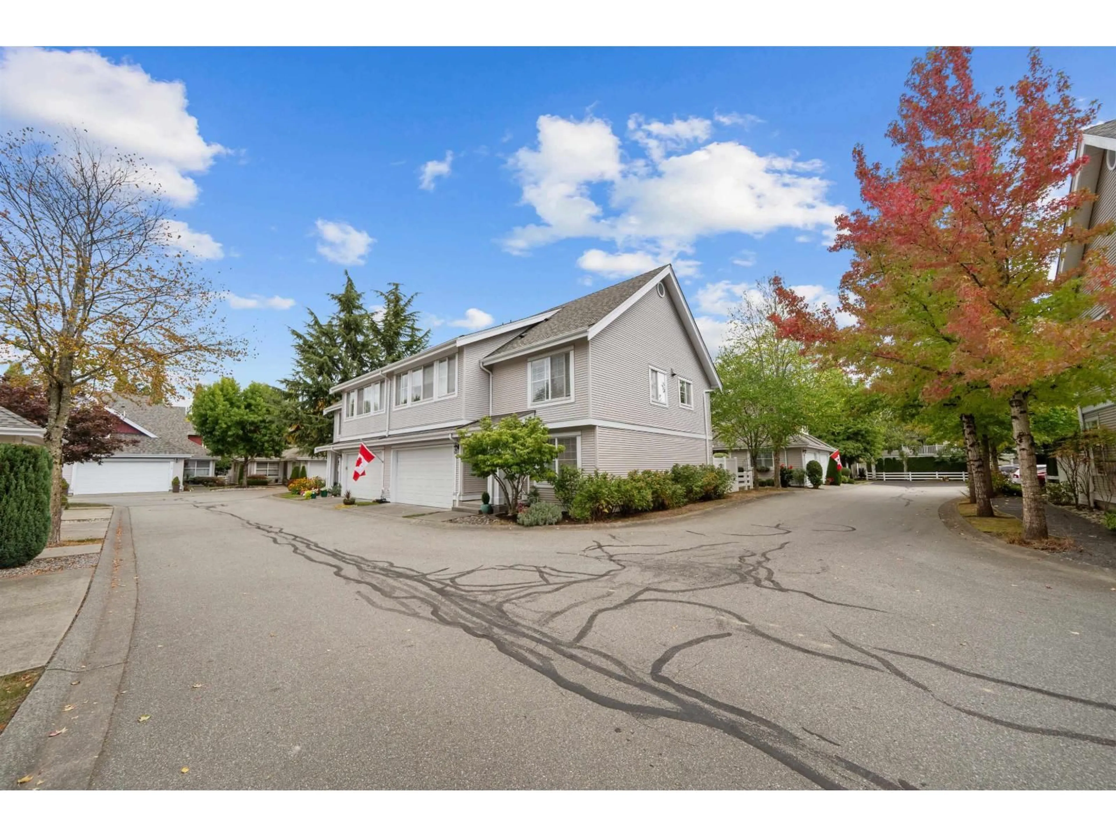 A pic from outside/outdoor area/front of a property/back of a property/a pic from drone, street for 56 - 16995 64 AVENUE, Surrey British Columbia V3S0V9
