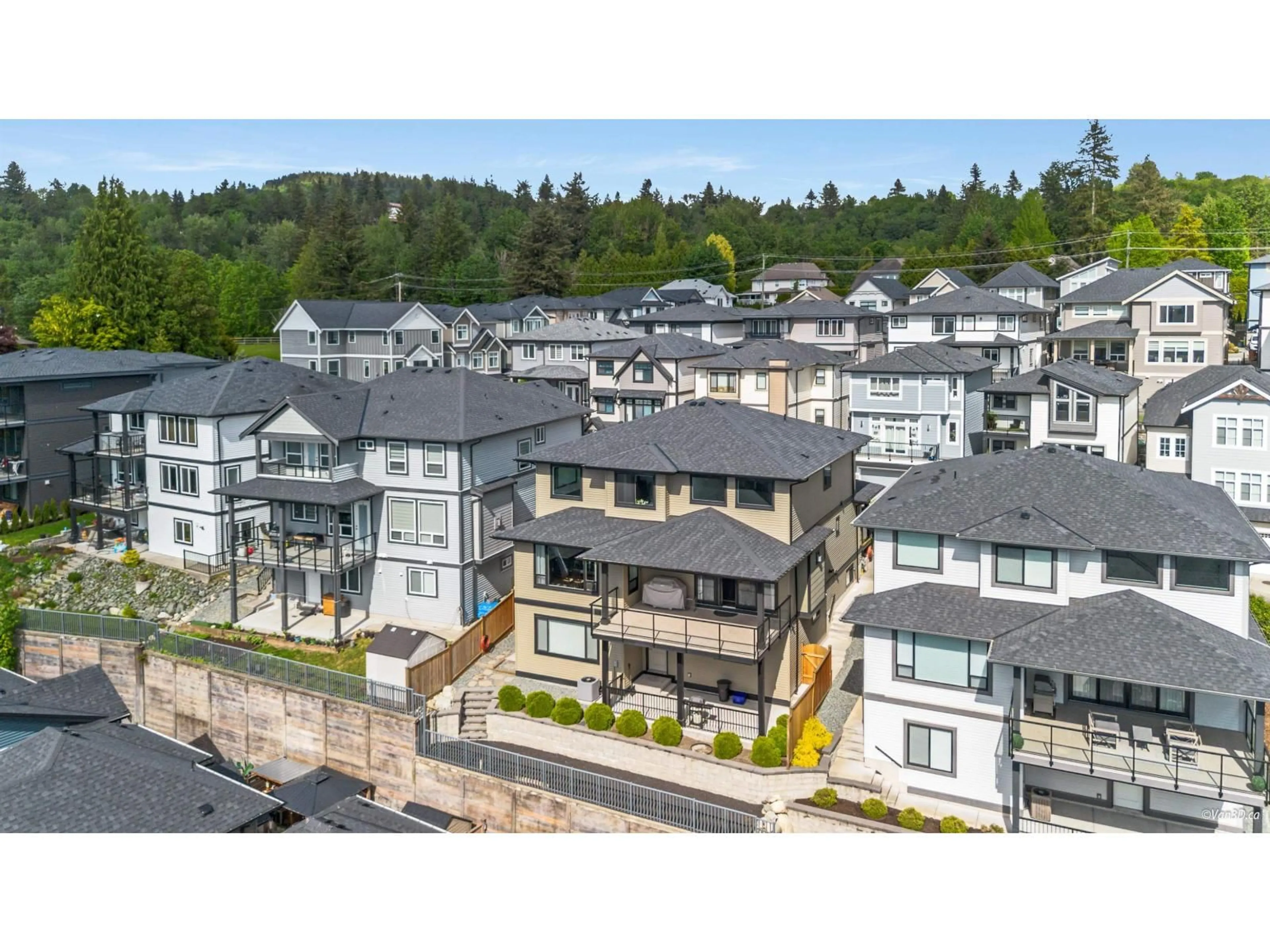 A pic from outside/outdoor area/front of a property/back of a property/a pic from drone, mountain view for 39 - 4295 OLD CLAYBURN ROAD, Abbotsford British Columbia V3G0G4
