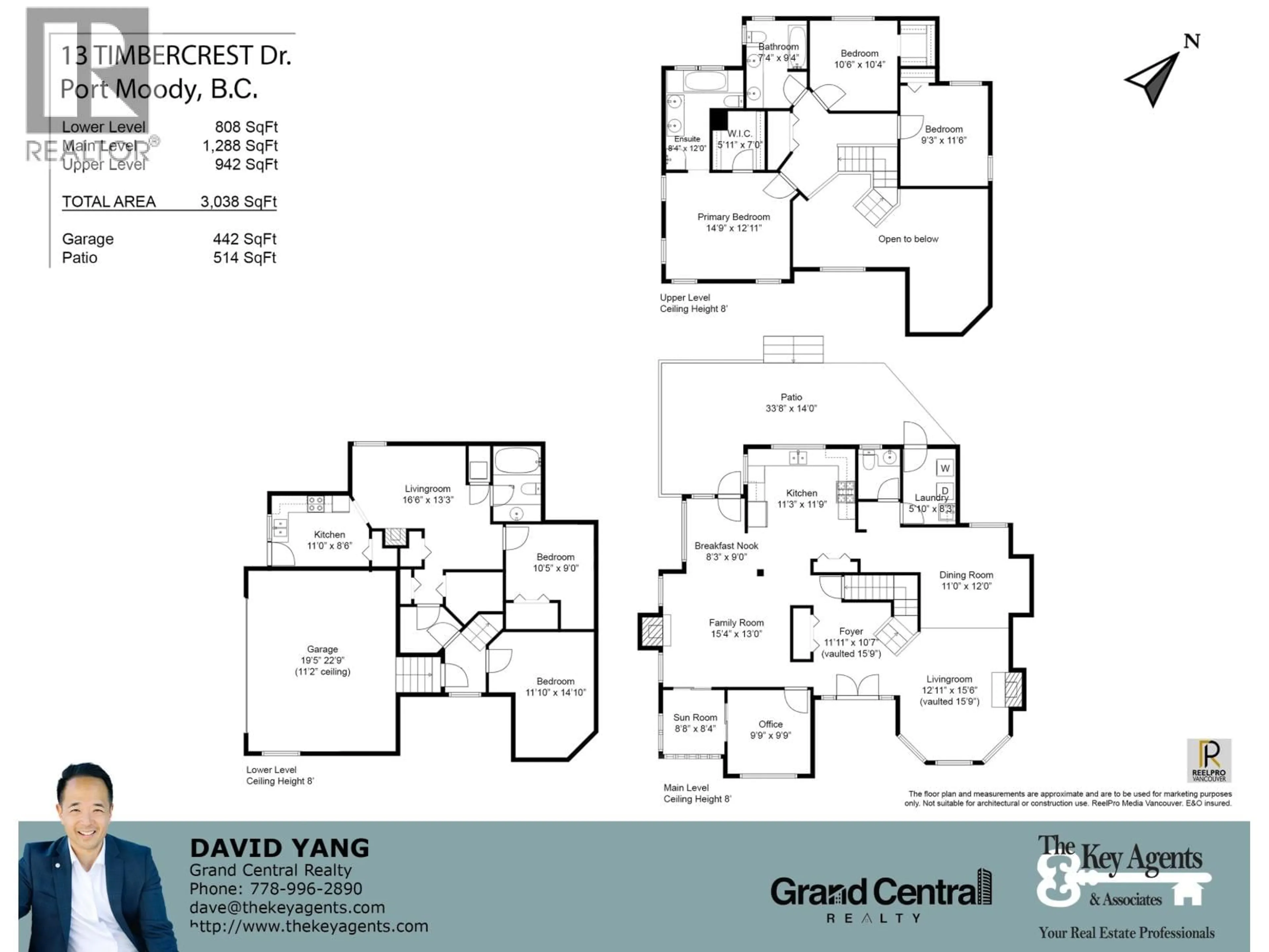 Floor plan for 13 TIMBERCREST DRIVE, Port Moody British Columbia V3H4T6