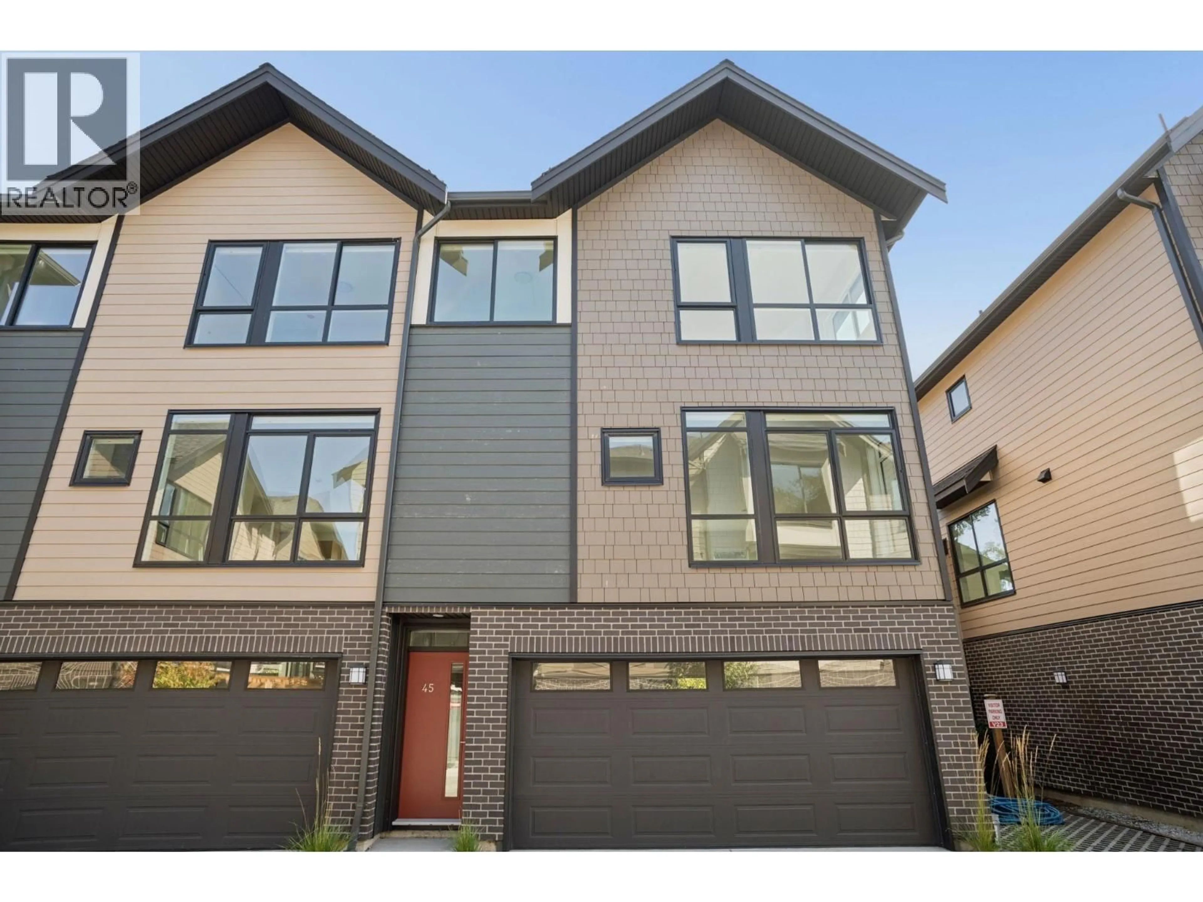 Home with brick exterior material, street for 45 - 4337 BOUNDARY ROAD, Richmond British Columbia V6V1S8