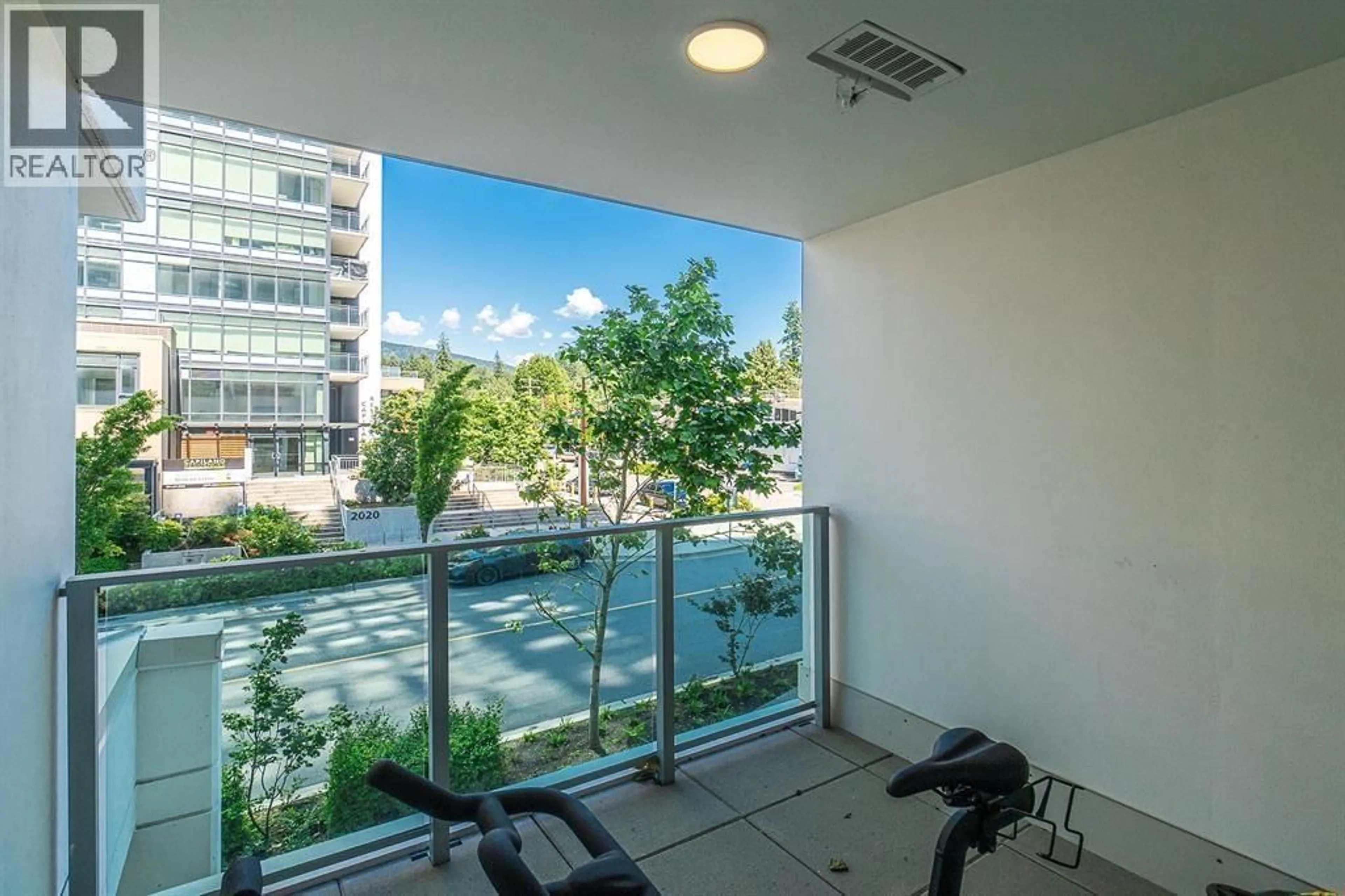 Balcony in the apartment, city buildings view from balcony for 2025 CURLING ROAD, North Vancouver British Columbia V7P3B4