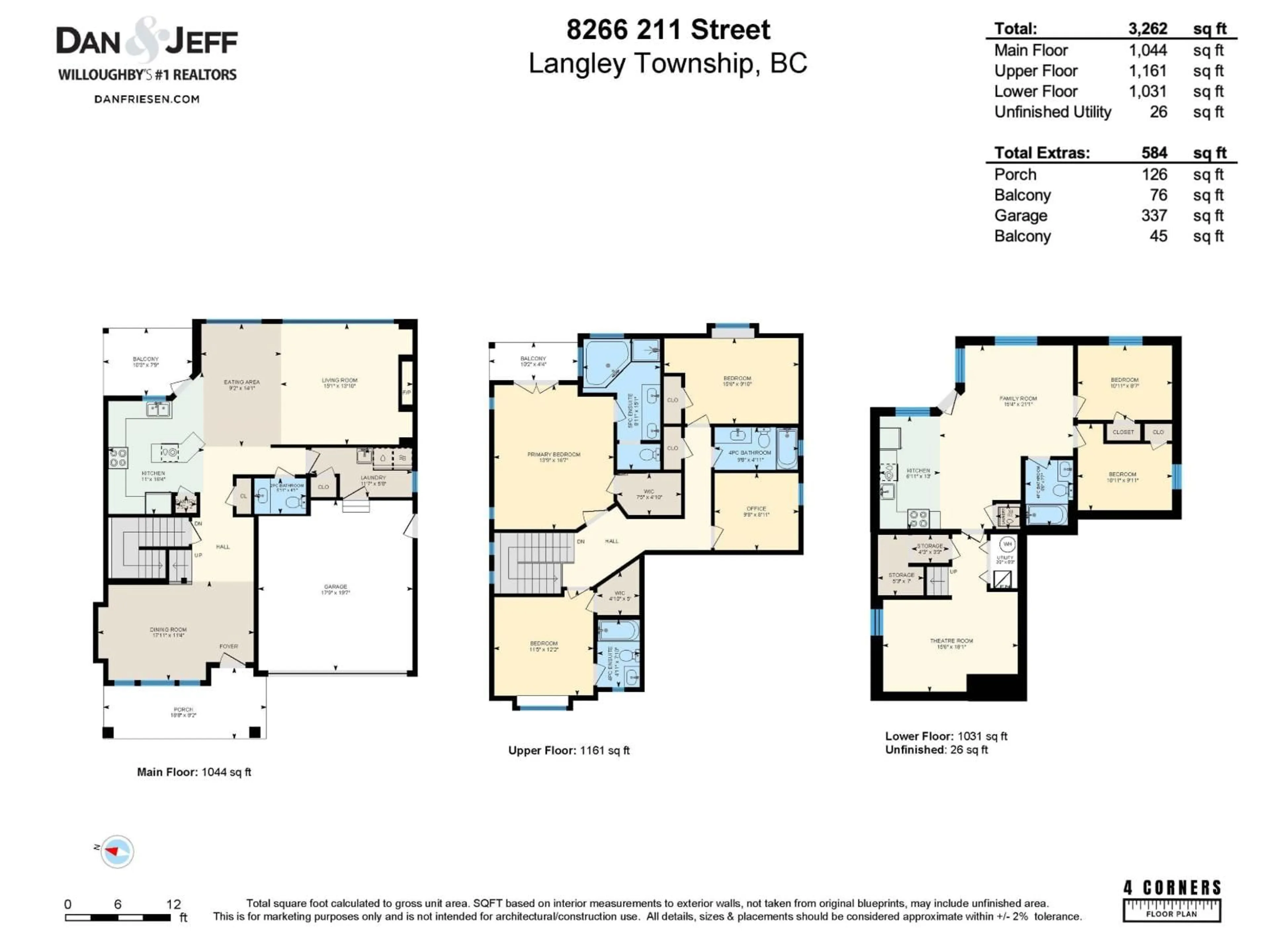 Floor plan for 8266 211 STREET, Langley British Columbia V2Y0E4
