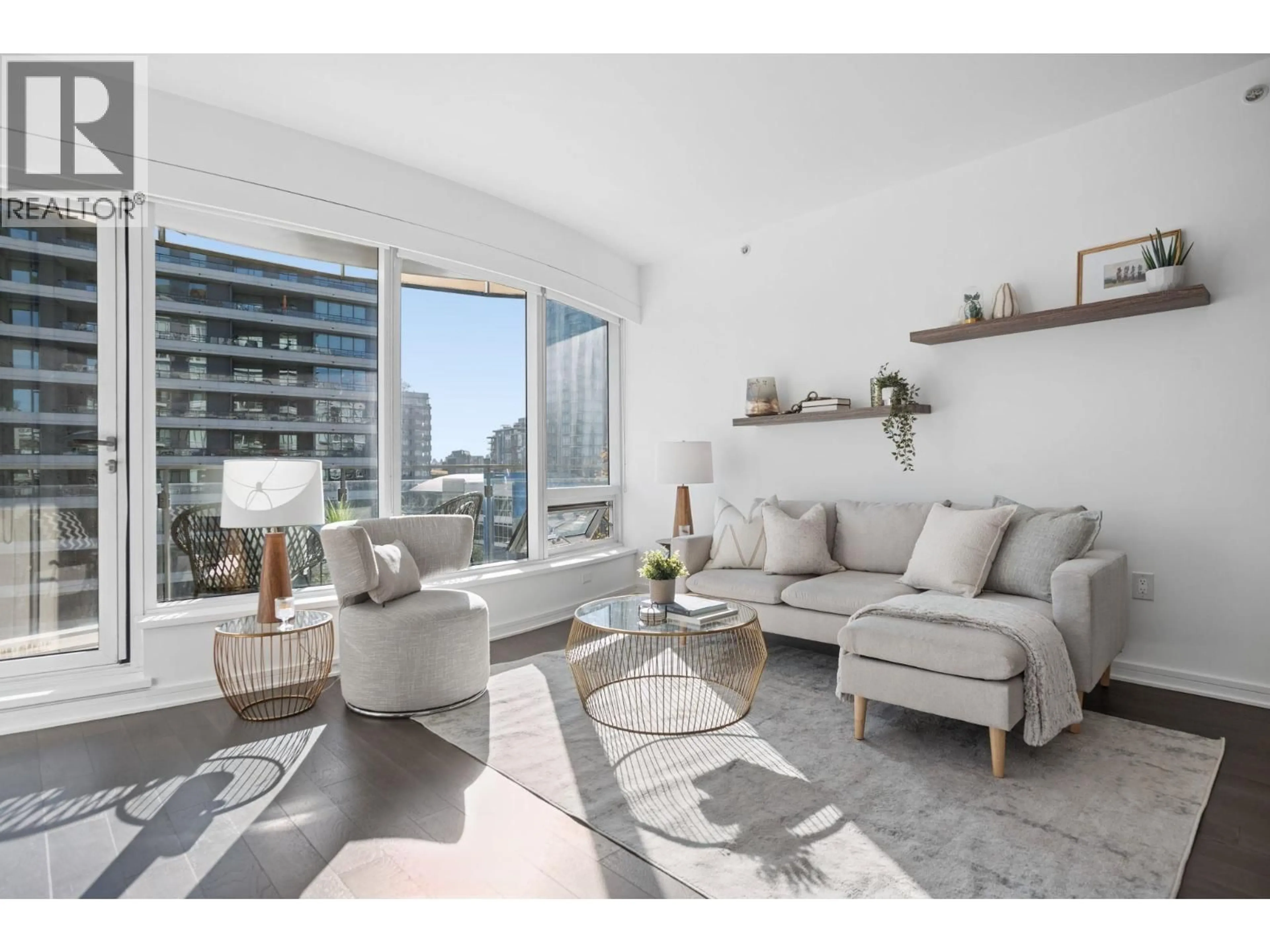 Living room with furniture, unknown for 606 - 1661 ONTARIO STREET, Vancouver British Columbia V5Y0C3