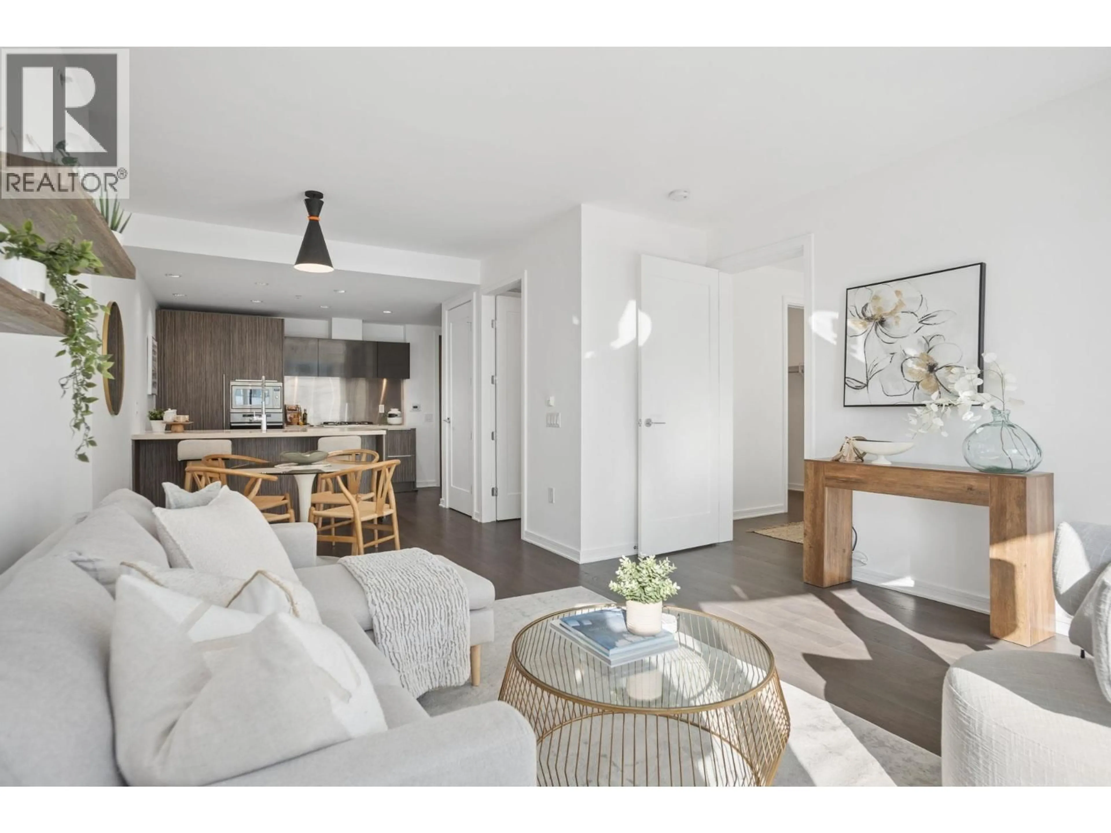 Living room with furniture, unknown for 606 - 1661 ONTARIO STREET, Vancouver British Columbia V5Y0C3