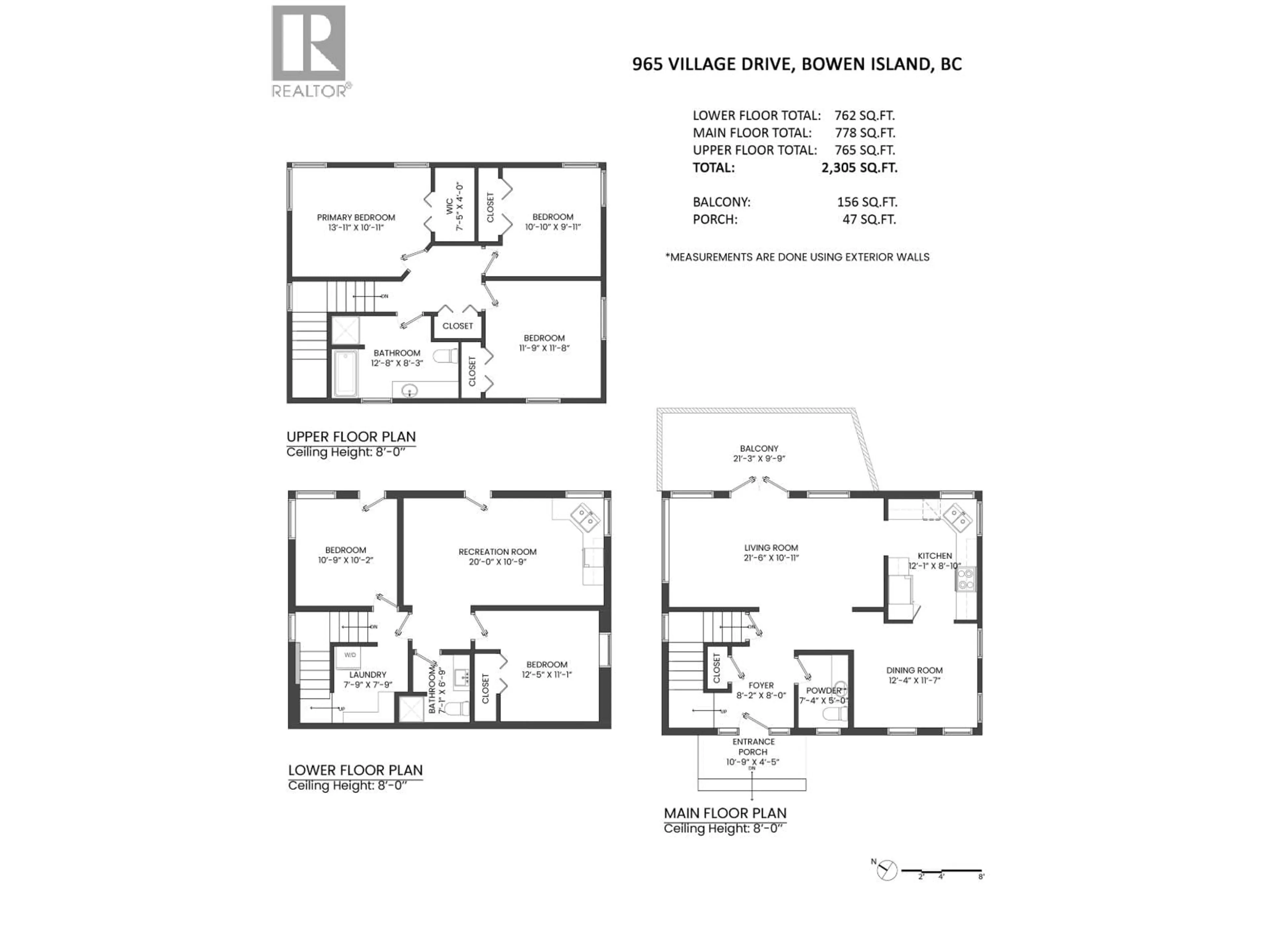 Floor plan for 965 VILLAGE DRIVE, Bowen Island British Columbia V0N1G1
