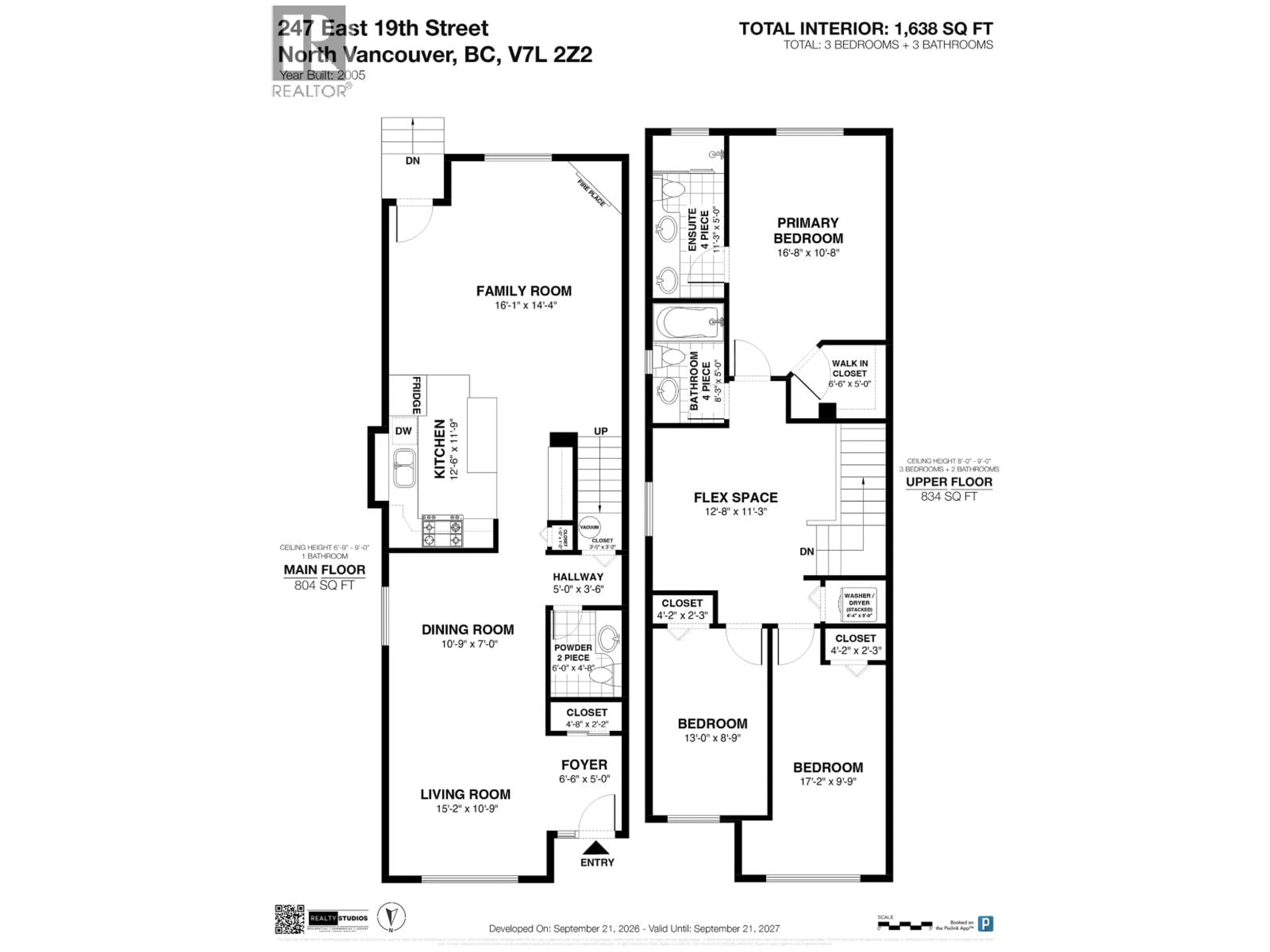 Floor plan for 247 19TH STREET, North Vancouver British Columbia V7L2Z1