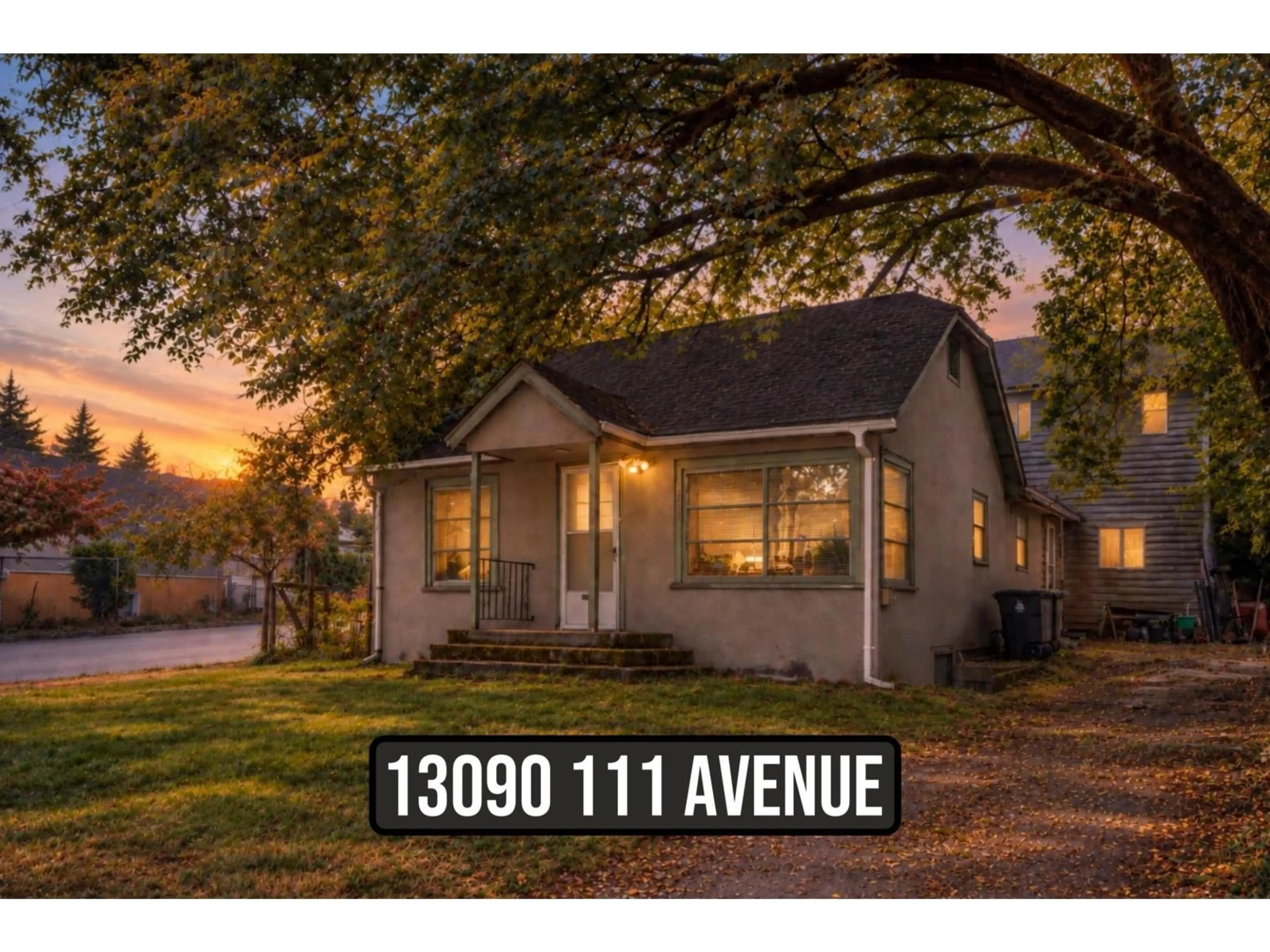 Home with vinyl exterior material, street for 13090 111 AVENUE, Surrey British Columbia V3T2S1