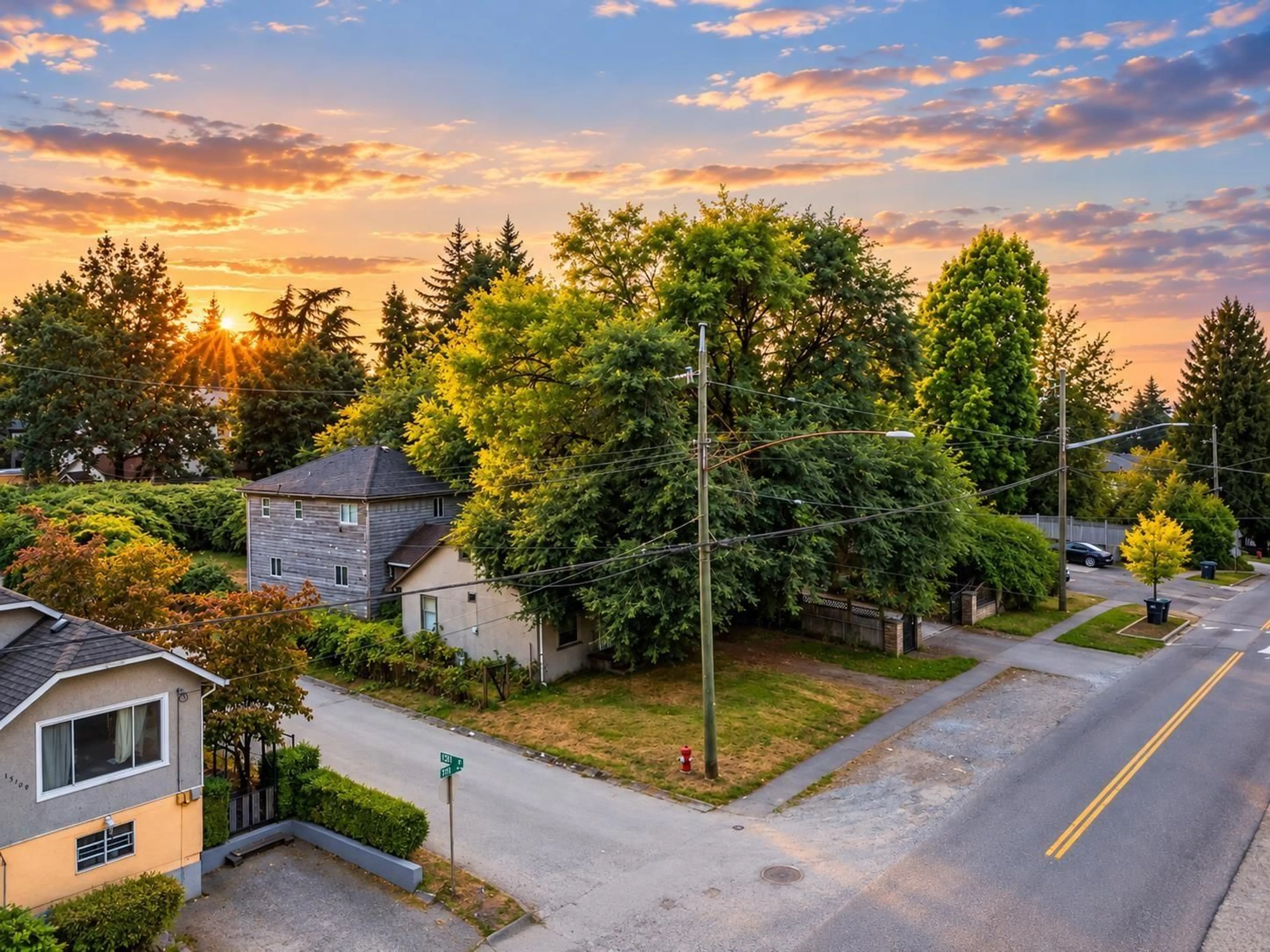 A pic from outside/outdoor area/front of a property/back of a property/a pic from drone, street for 13090 111 AVENUE, Surrey British Columbia V3T2S1
