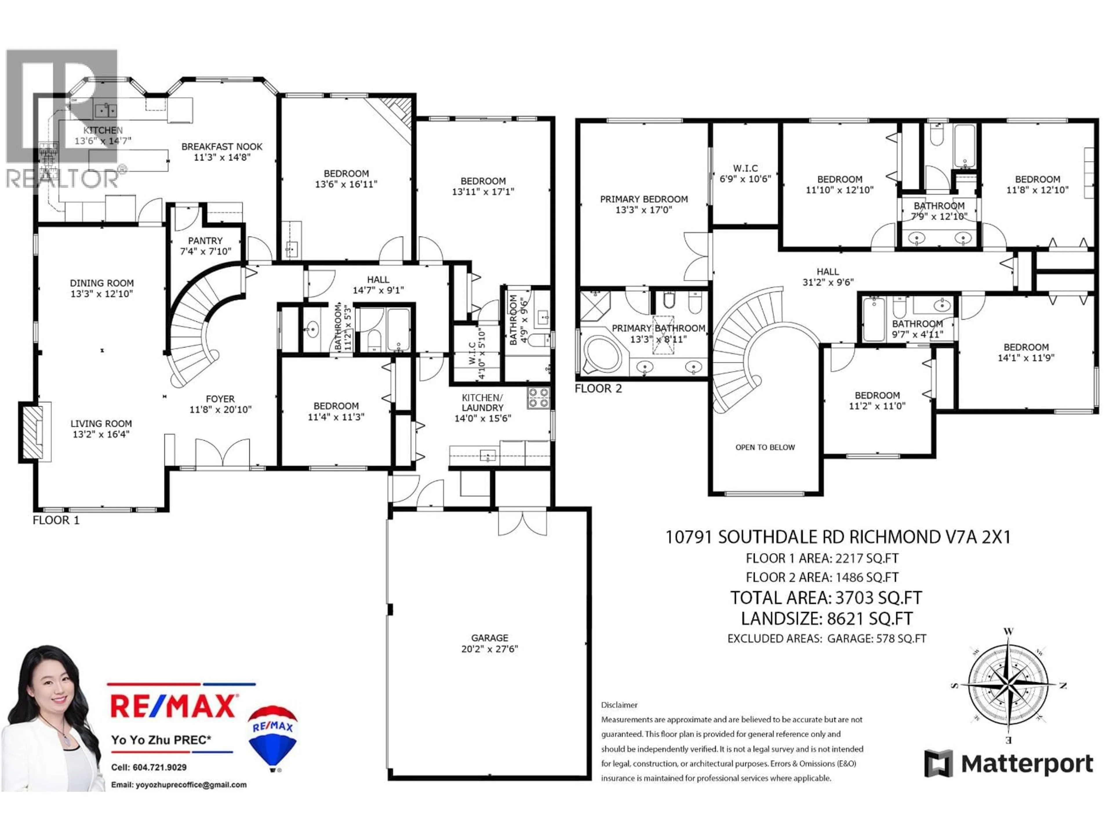 Floor plan for 10791 SOUTHDALE ROAD, Richmond British Columbia V7A2X1