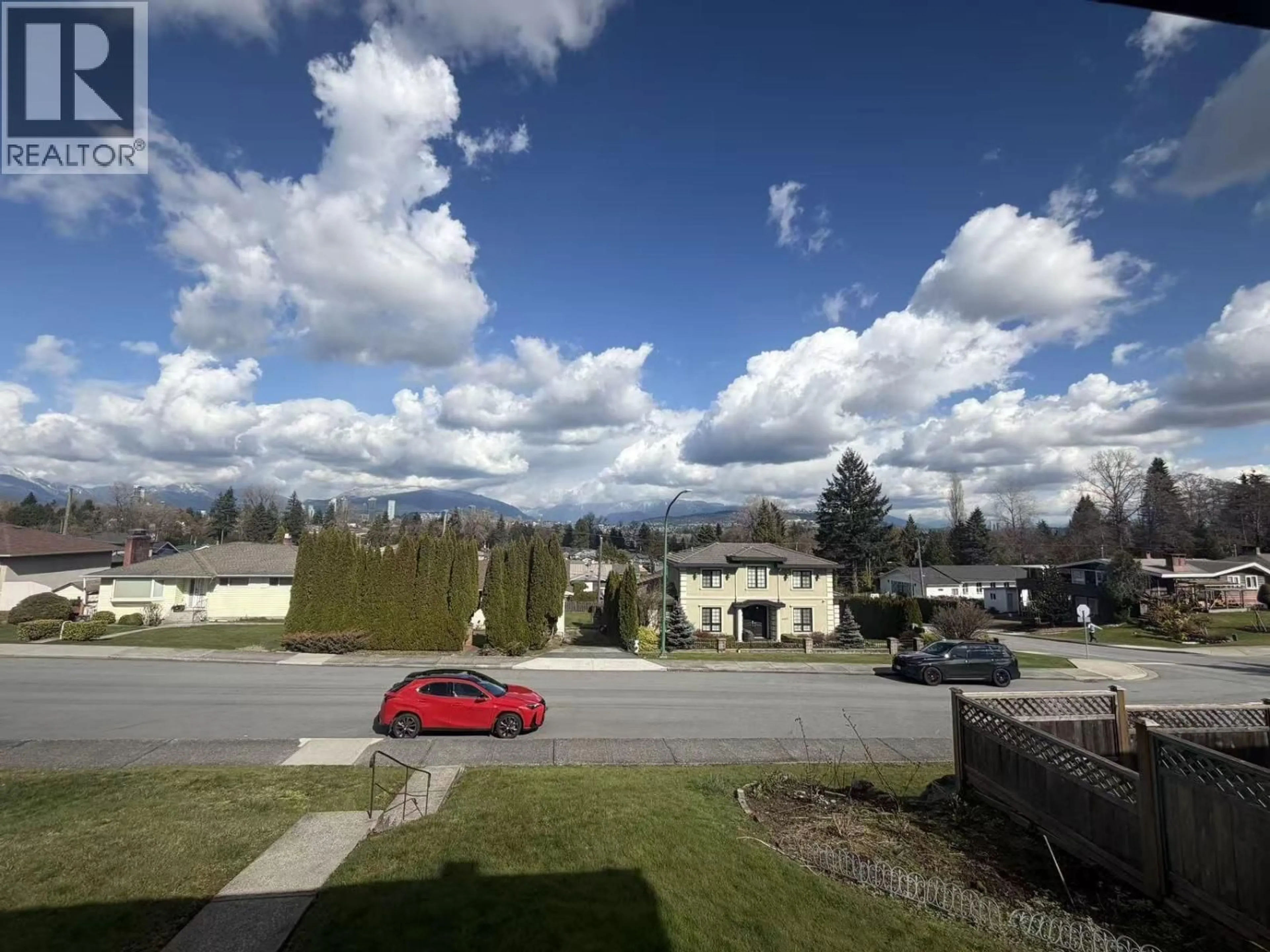 A pic from outside/outdoor area/front of a property/back of a property/a pic from drone, mountain view for 4238 PRICE CRESCENT, Burnaby British Columbia V5G2N1