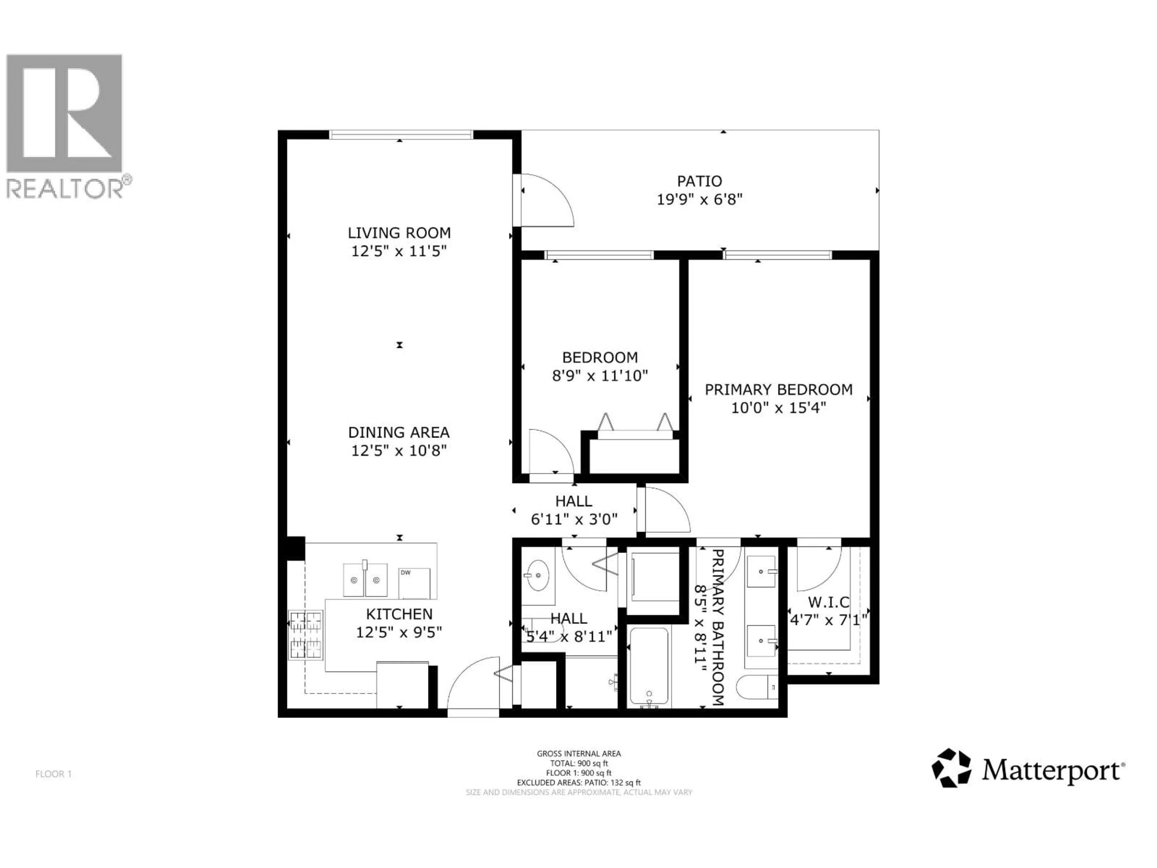 Floor plan for 108 - 9299 TOMICKI AVENUE, Richmond British Columbia V6X0C5