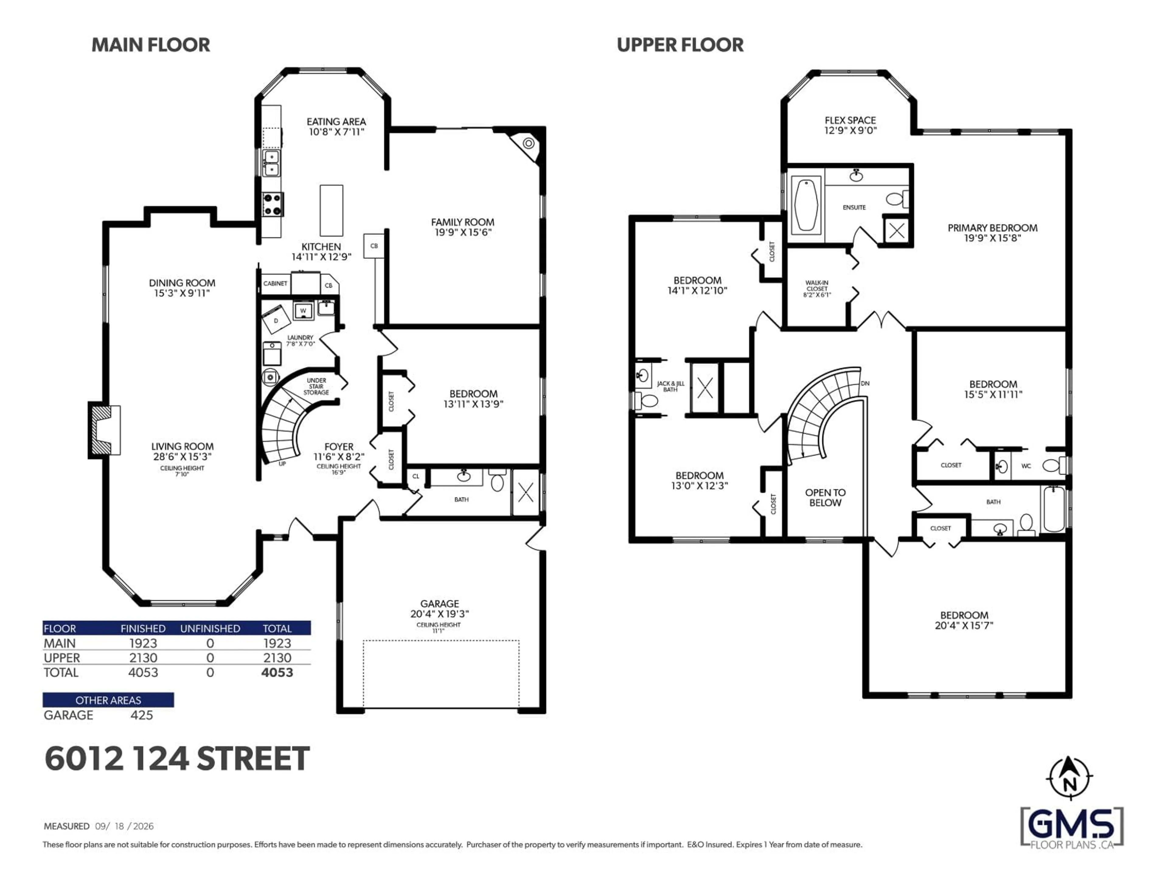 Floor plan for 6012 124 STREET, Surrey British Columbia V3X2C6