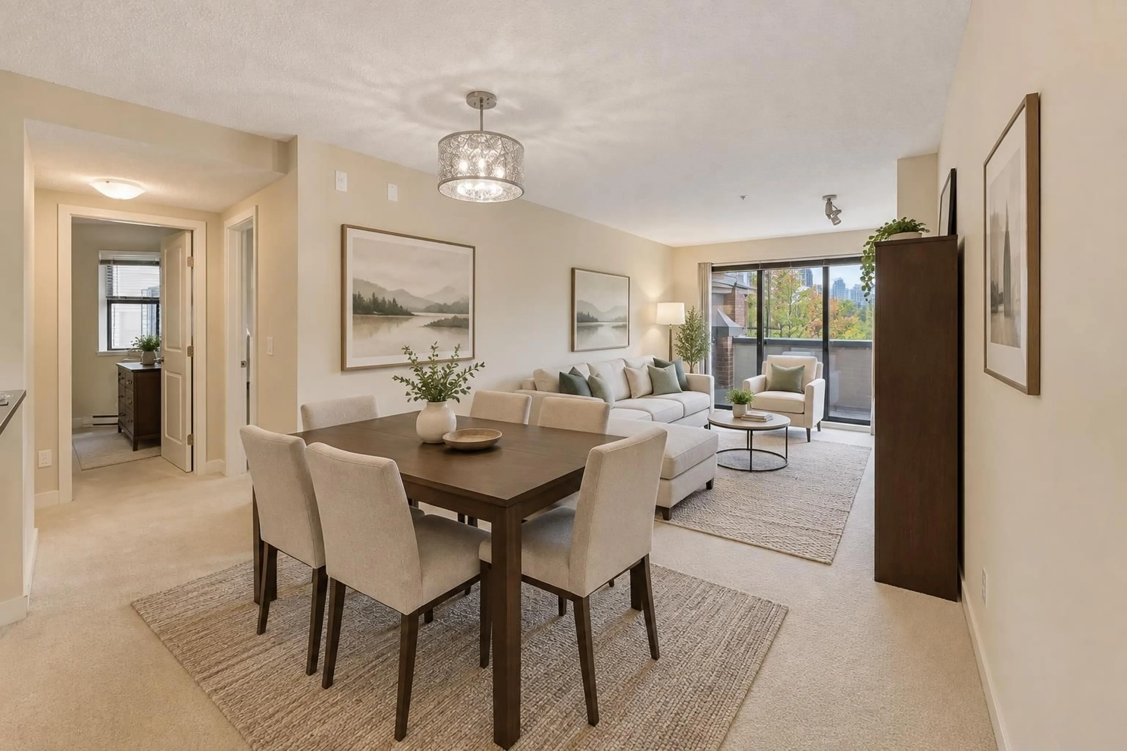 Living room with furniture, unknown for 227 - 10838 CITY PARKWAY, Surrey British Columbia V3T5X9