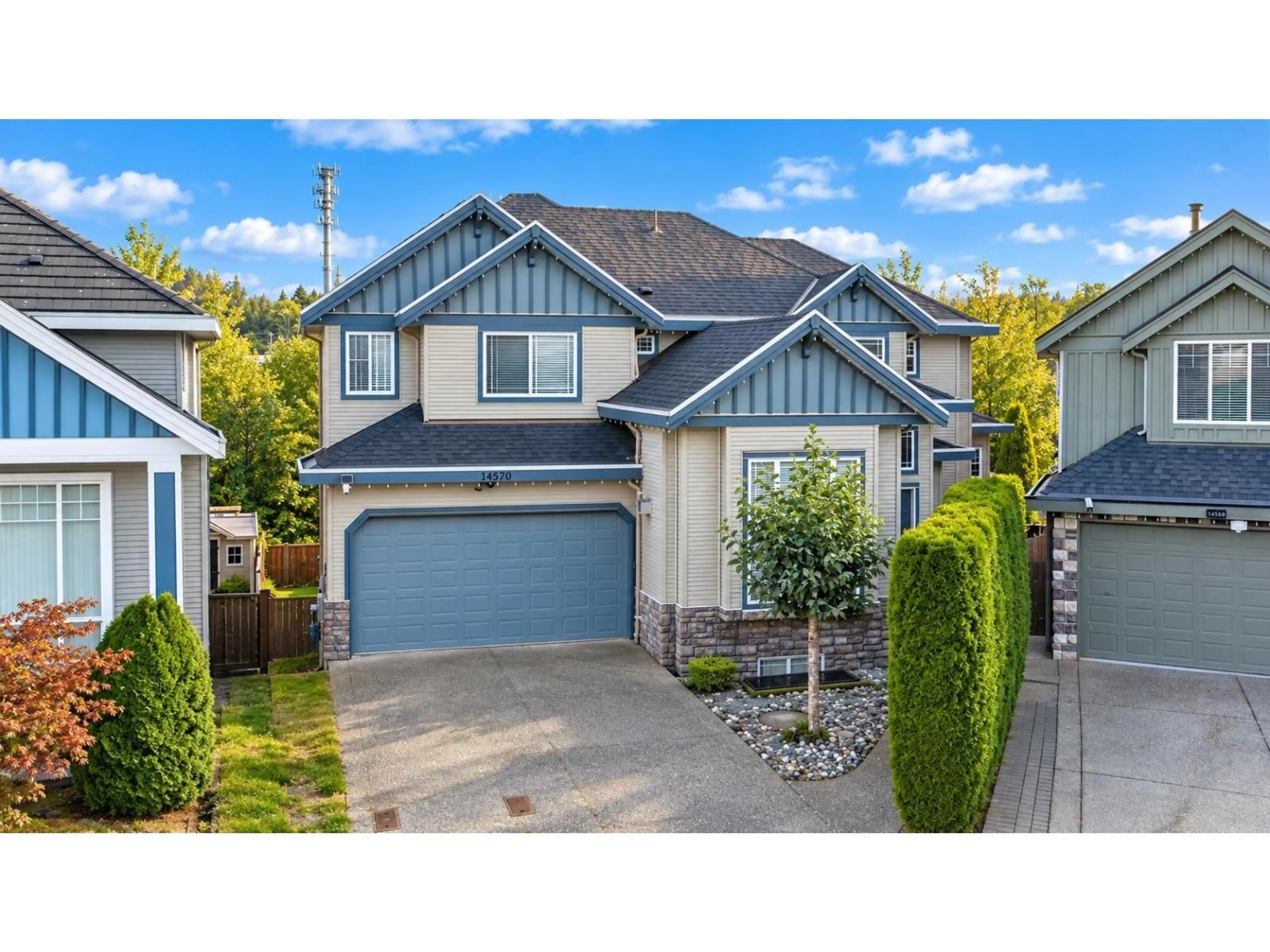 Home with vinyl exterior material, street for 14570 67A AVENUE, Surrey British Columbia V3S0Z4