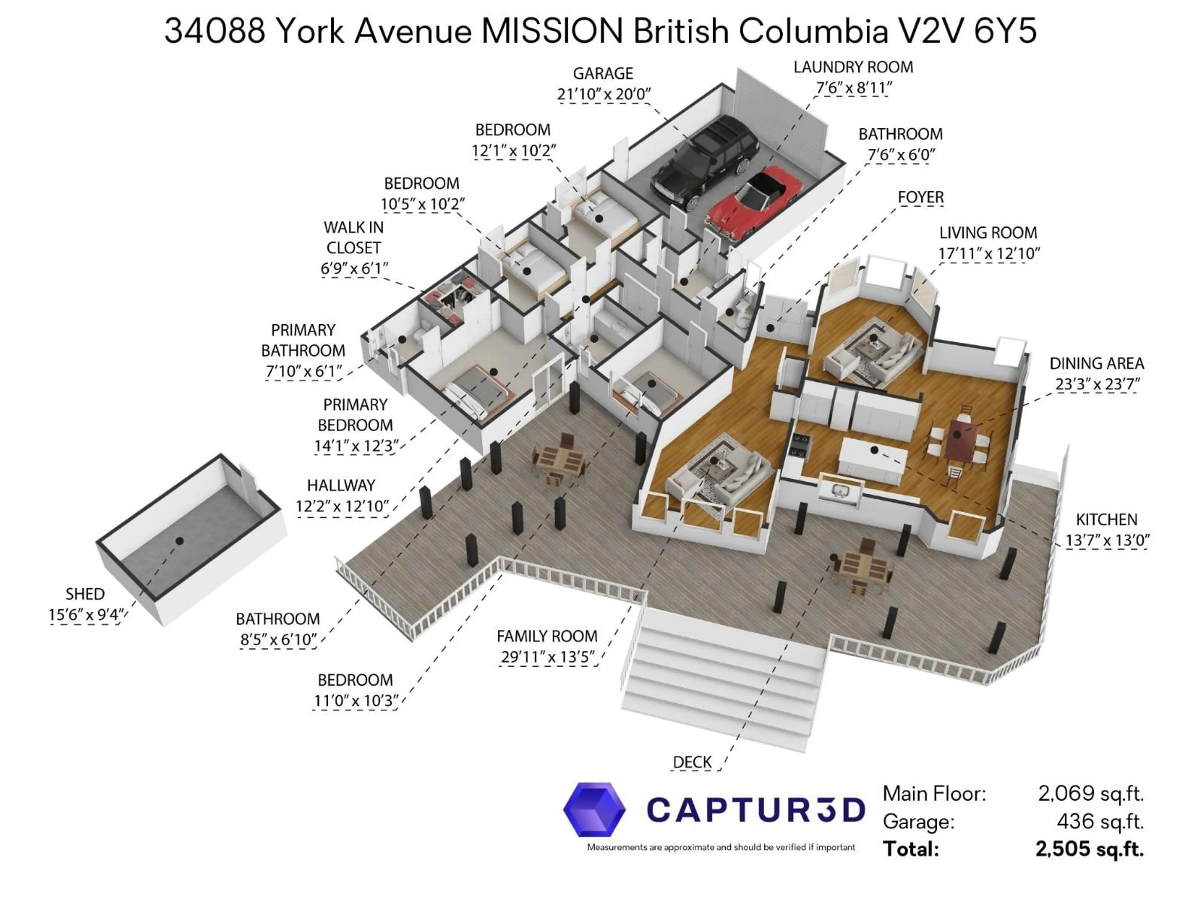 Floor plan for 34088 YORK AVENUE, Mission British Columbia V2V6Y5