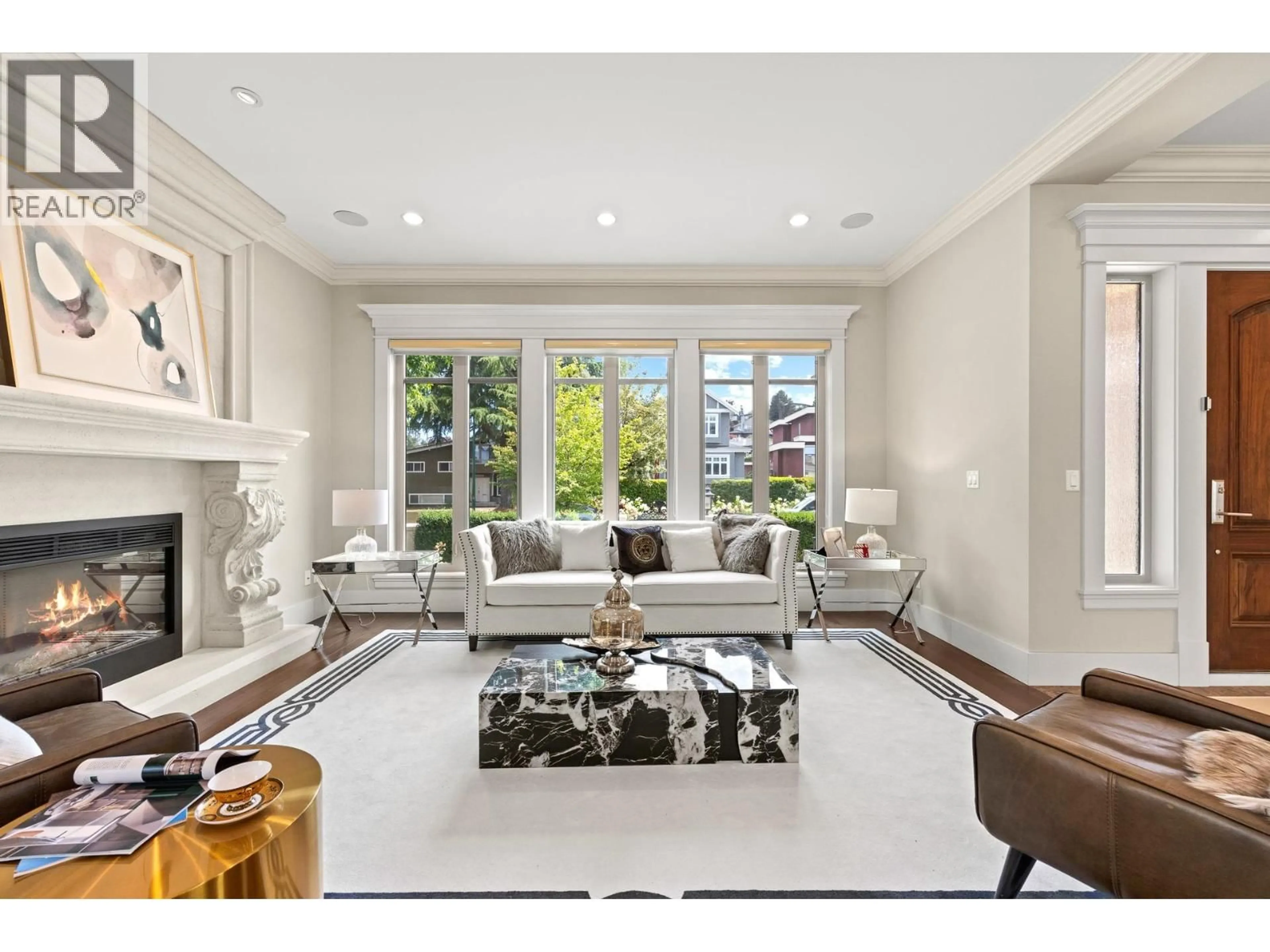 Living room with furniture, ceramic/tile floor for 2653 MCBAIN AVENUE, Vancouver British Columbia V6L2C7