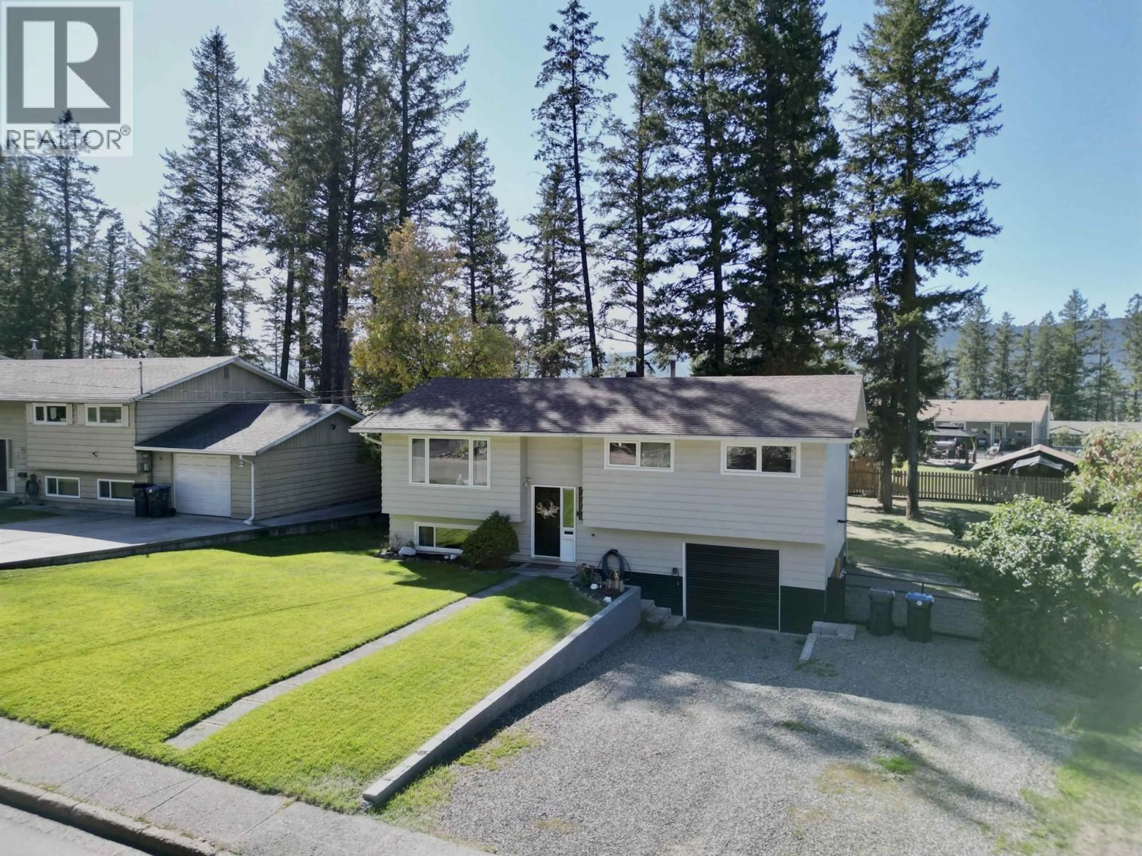 A pic from outside/outdoor area/front of a property/back of a property/a pic from drone, mountain view for 1245 TWELFTH AVENUE, Williams Lake British Columbia V2G2N9