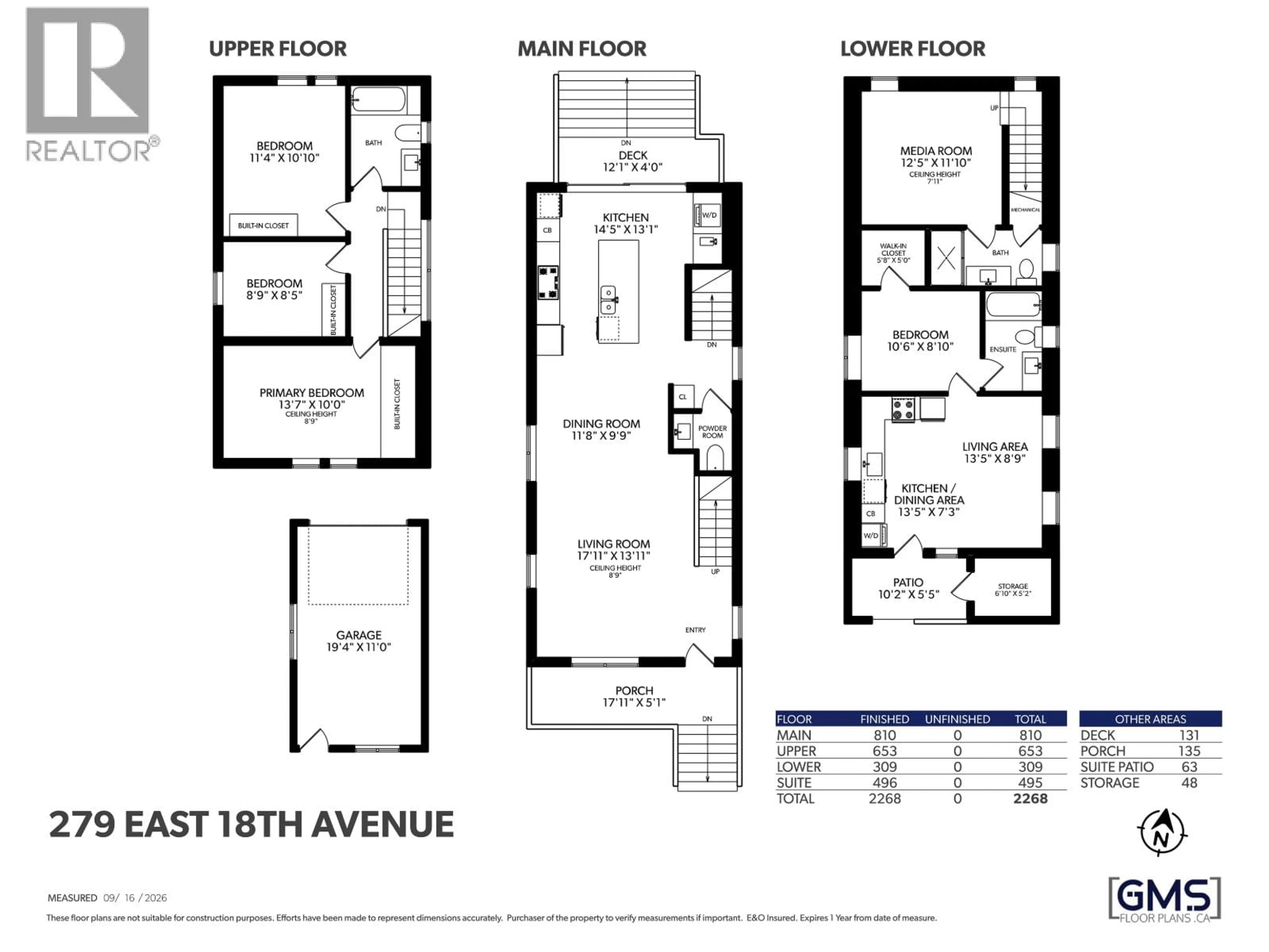 Floor plan for 279 18TH AVENUE, Vancouver British Columbia V5V1E5