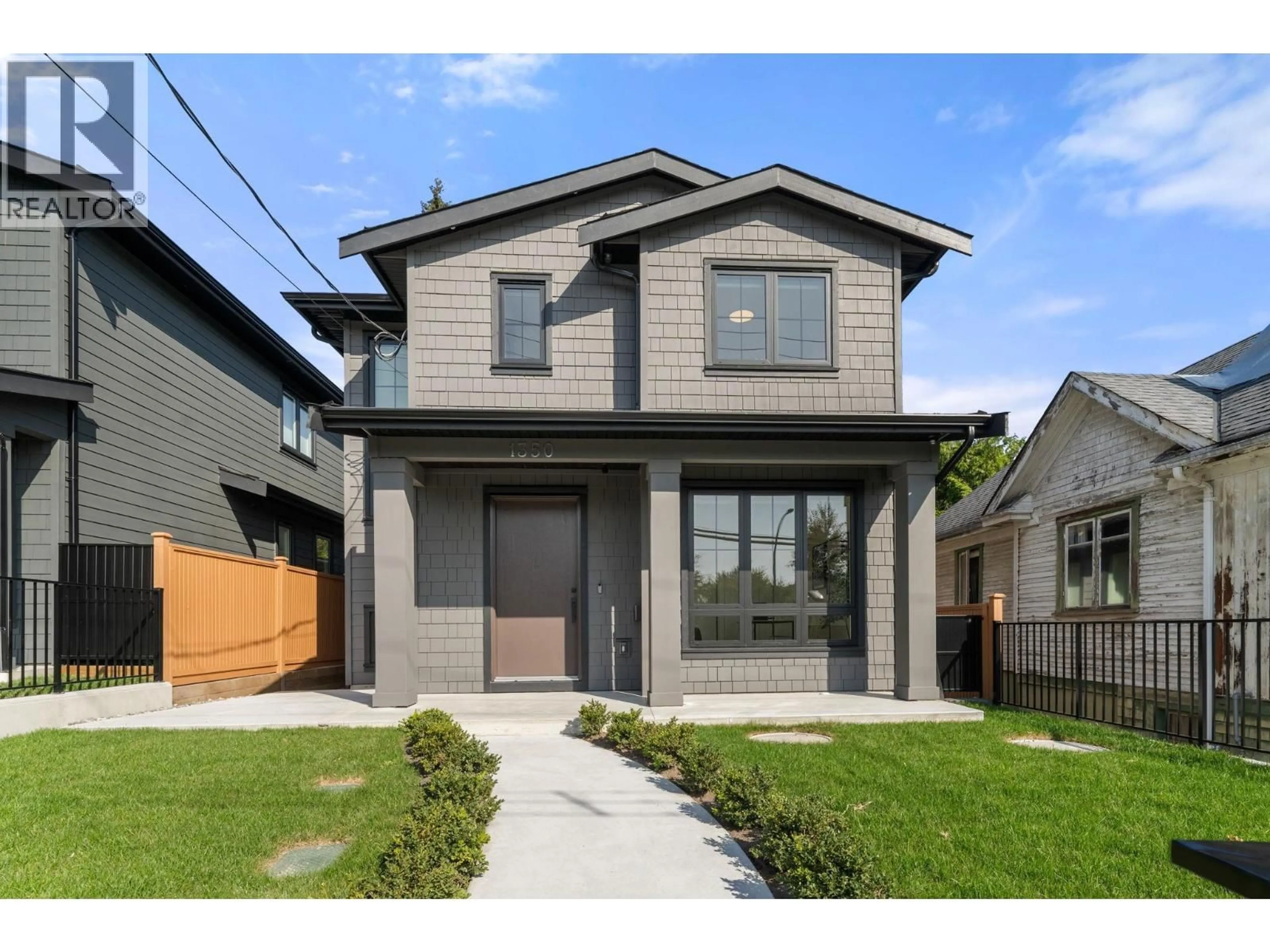 Home with brick exterior material, street for 1350 ROSS ROAD, North Vancouver British Columbia V7J1V2