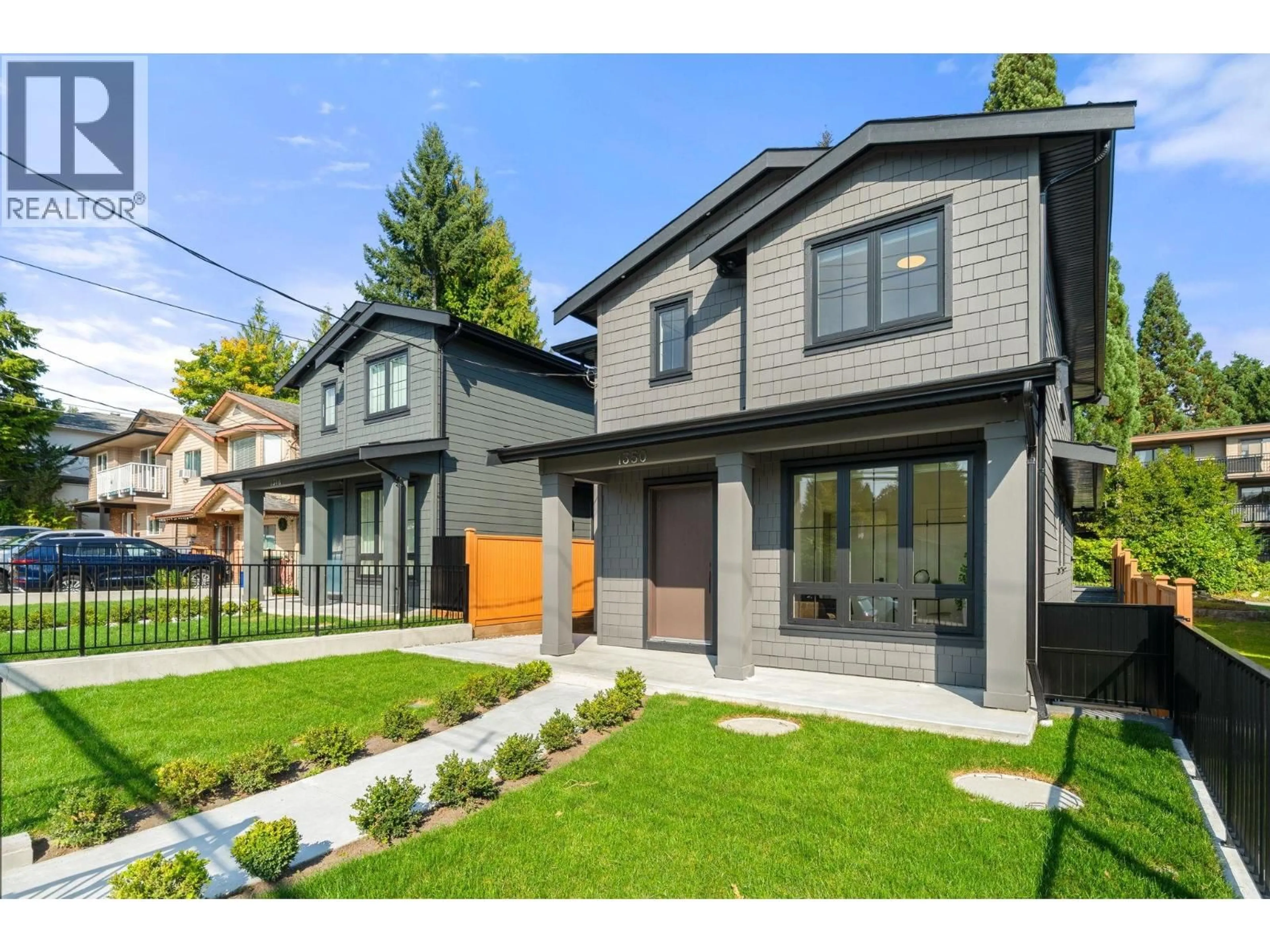Home with brick exterior material, street for 1350 ROSS ROAD, North Vancouver British Columbia V7J1V2