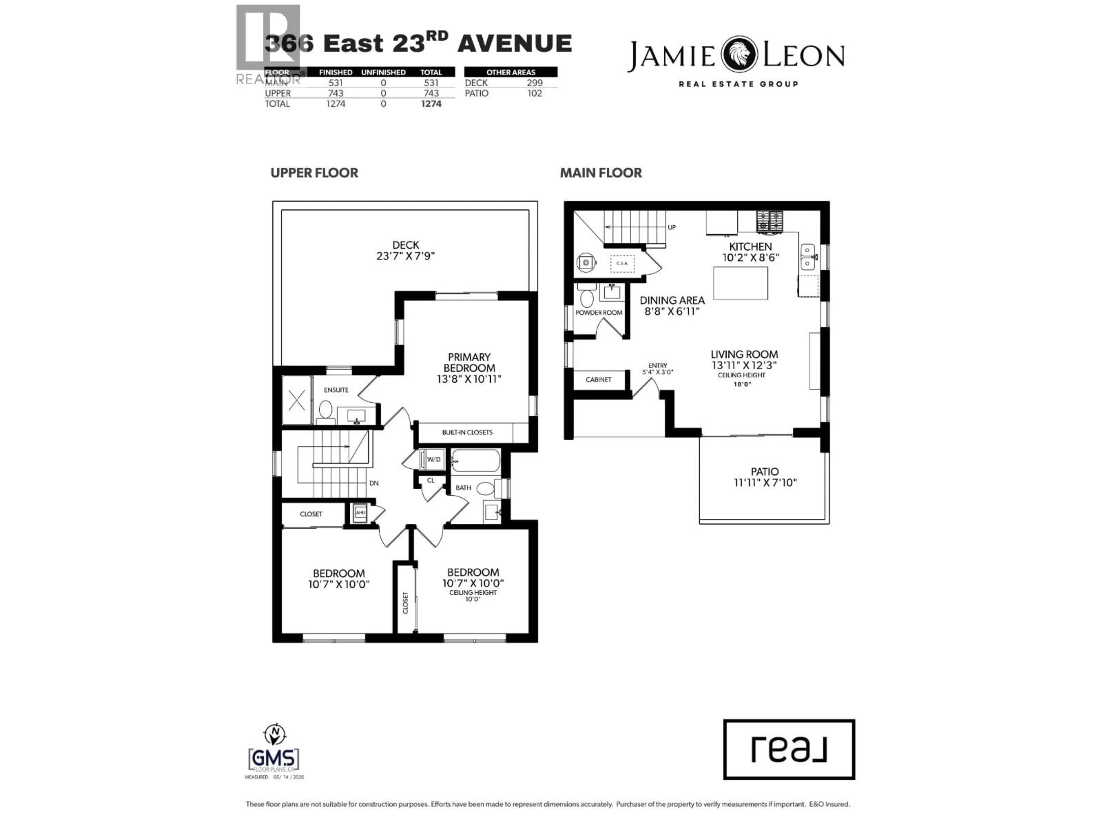 Floor plan for 366 23RD AVENUE, Vancouver British Columbia V5V1X5
