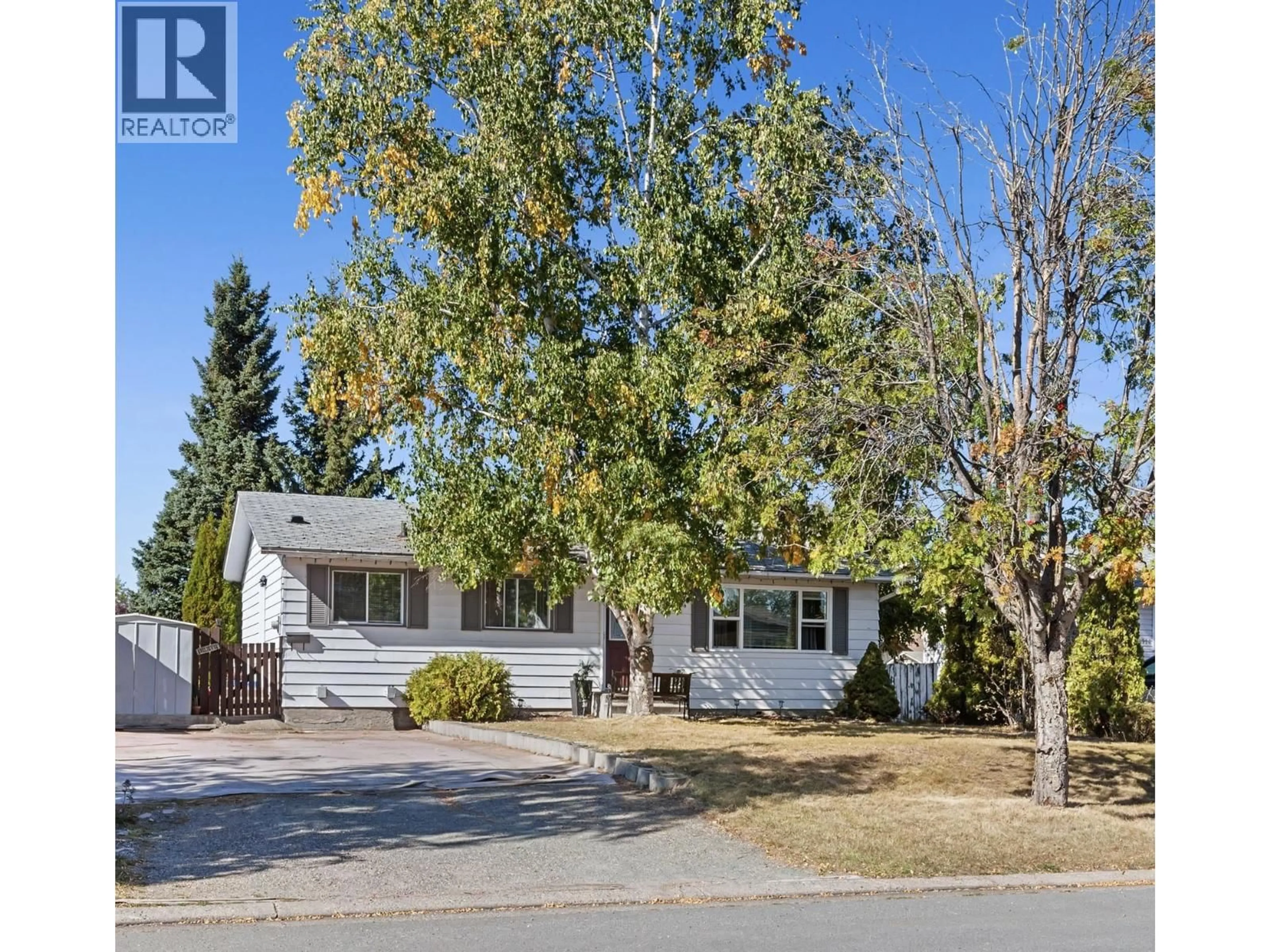 A pic from outside/outdoor area/front of a property/back of a property/a pic from drone, street for 3918 ENEMARK CRESCENT, Prince George British Columbia V2N2X5