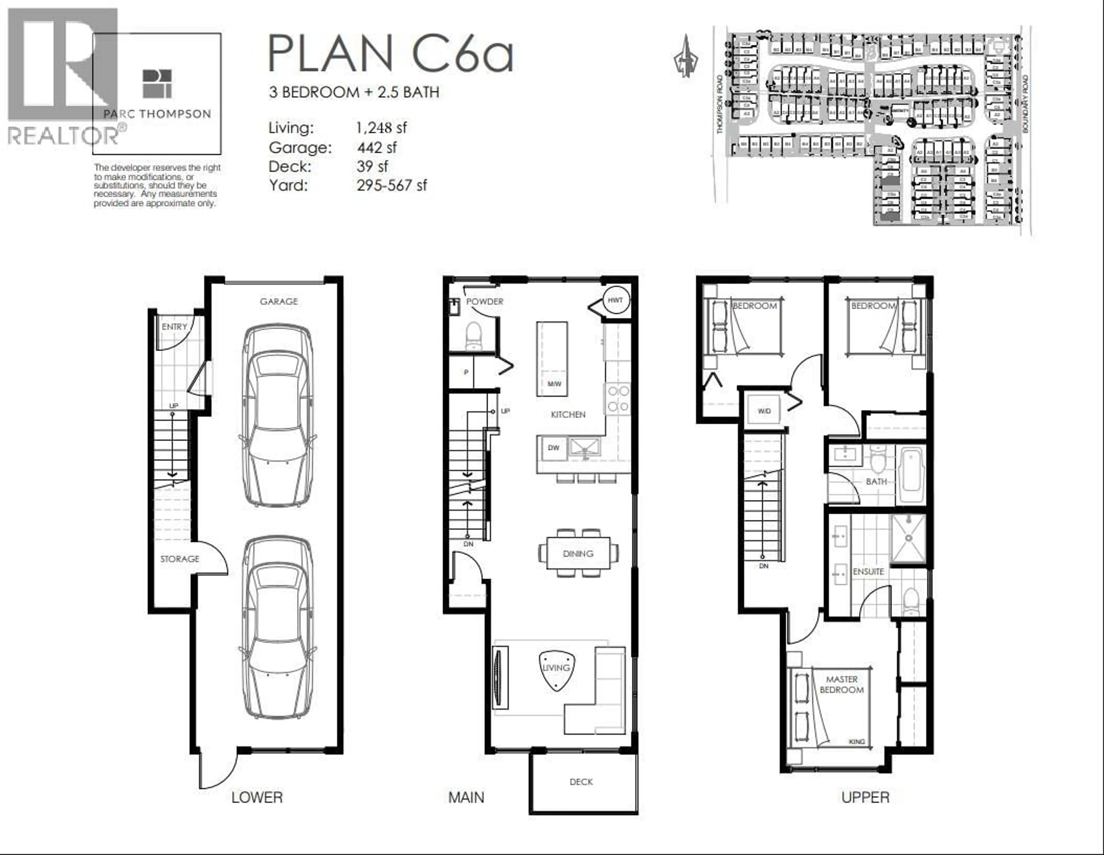 Floor plan for 20 - 4337 BOUNDARY ROAD, Richmond British Columbia V6V0C4