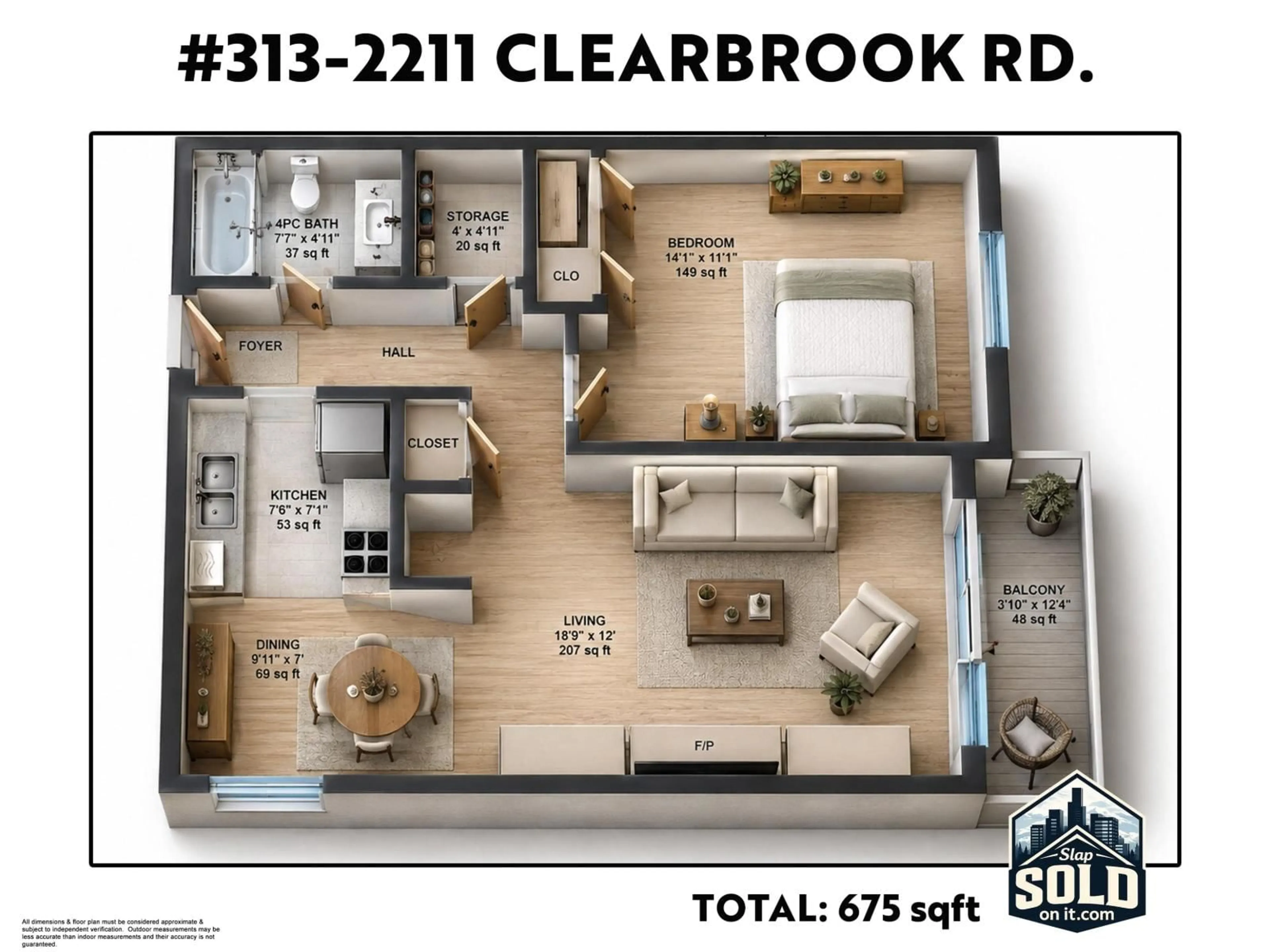 Floor plan for 313 - 2211 CLEARBROOK ROAD, Abbotsford British Columbia V2T2X4