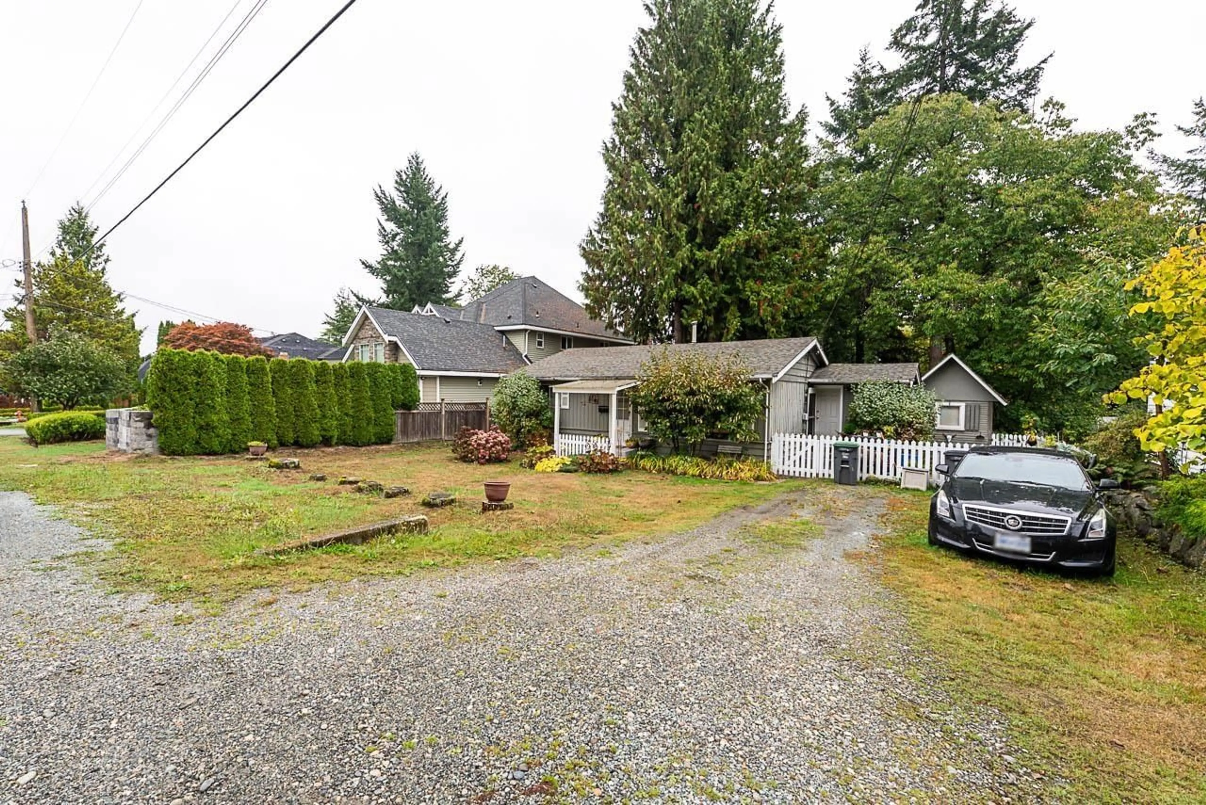 A pic from outside/outdoor area/front of a property/back of a property/a pic from drone, street for 2320 153A STREET, Surrey British Columbia V4A4R5