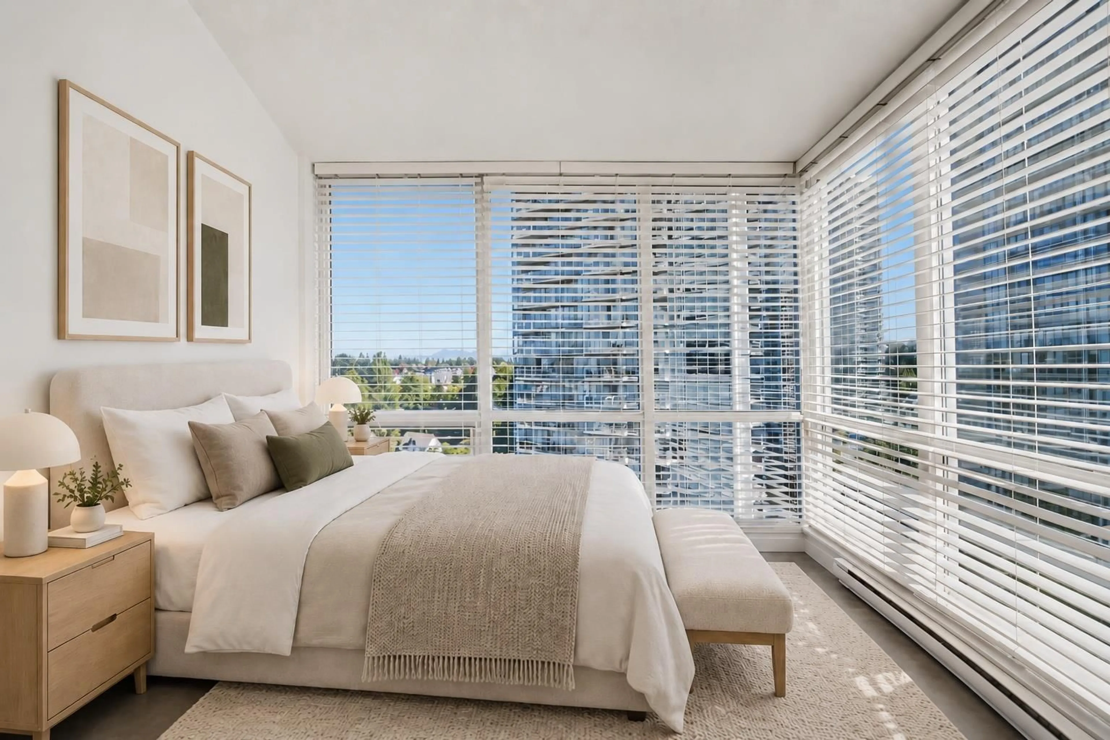 Bedroom with bed, unknown for 1007 - 13618 100 AVENUE, Surrey British Columbia V3T0A8