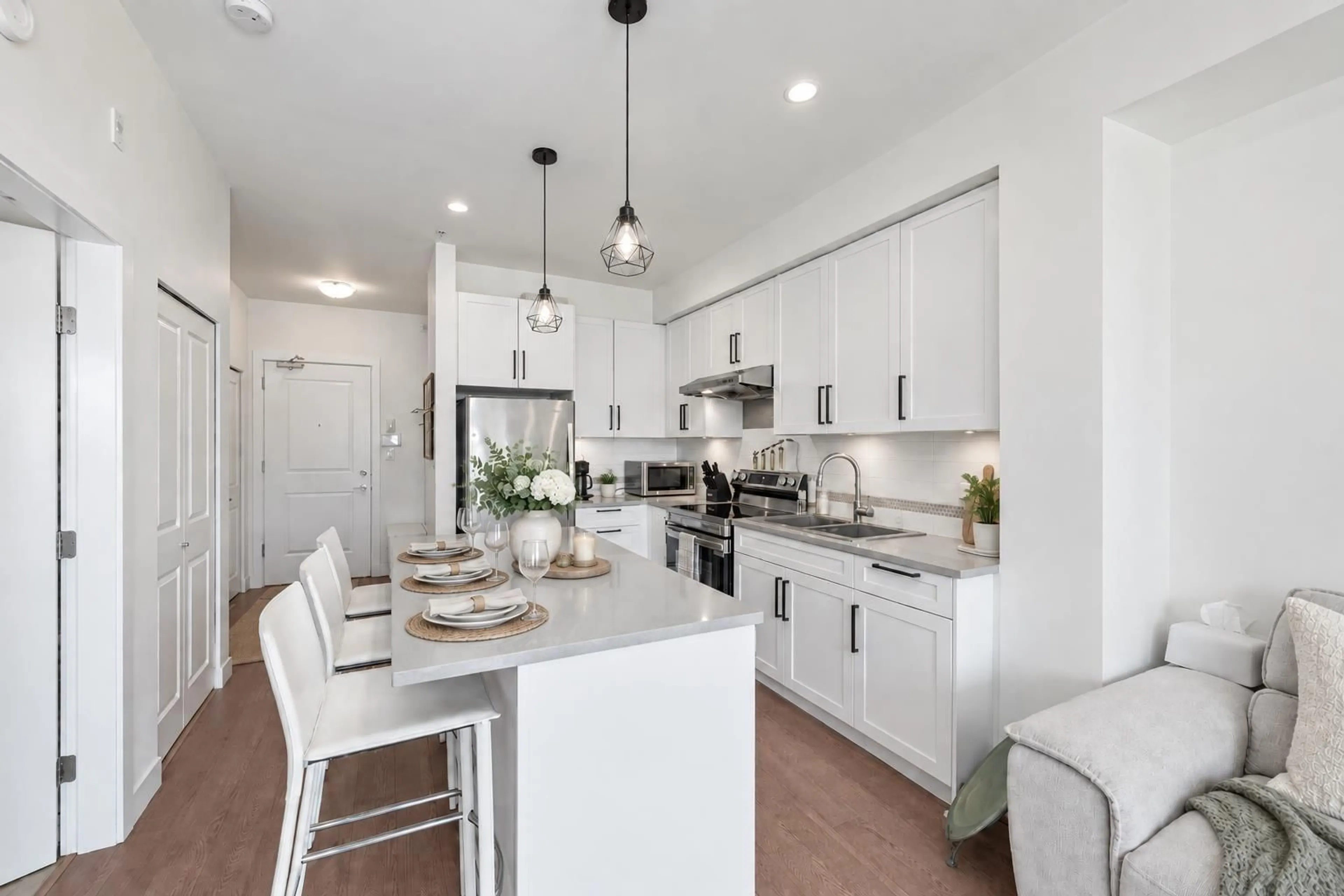 Open concept kitchen, unknown for 213 - 8360 DELSOM WAY, Delta British Columbia V4C0E6
