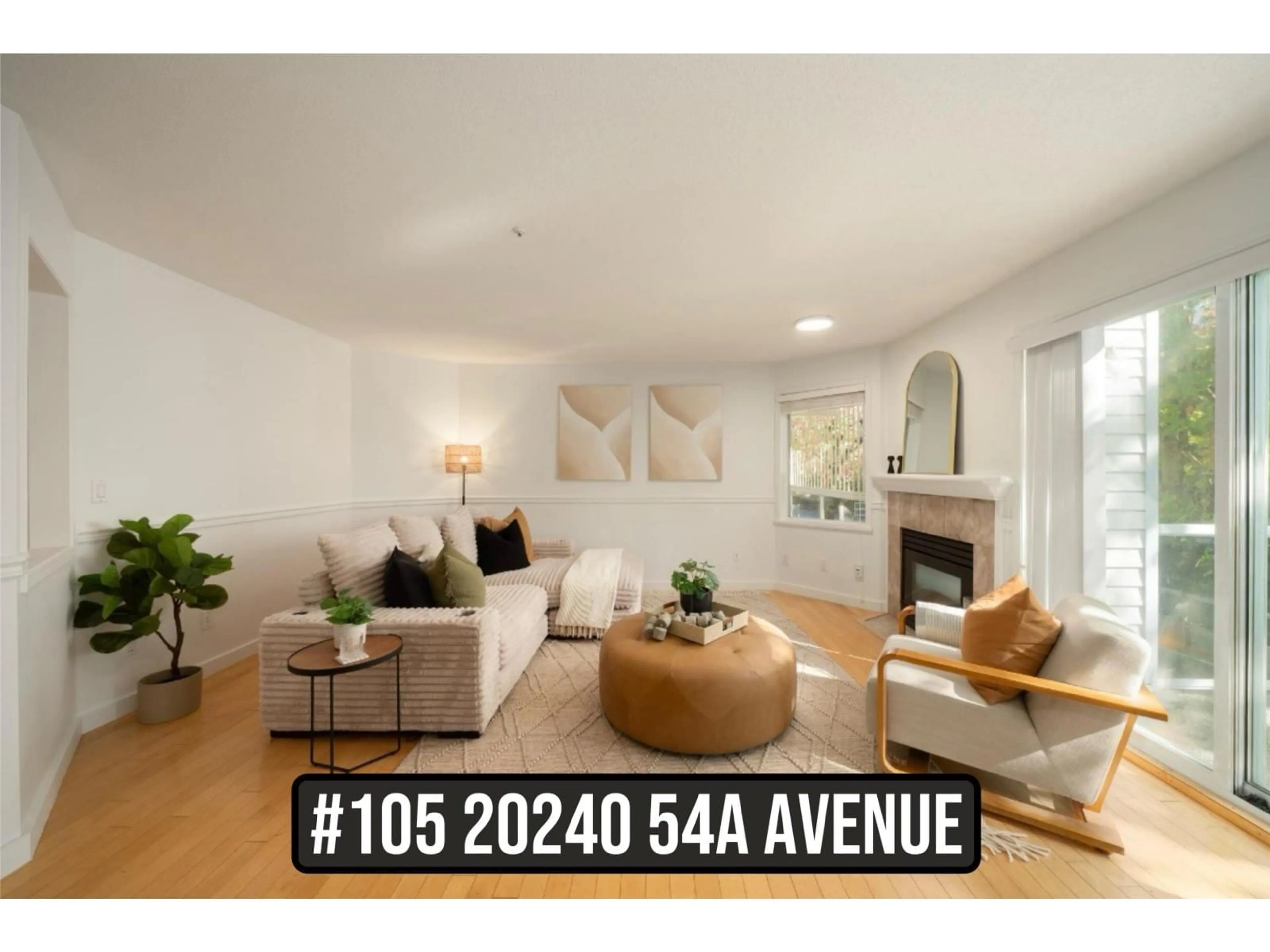 Living room with furniture, unknown for 105 - 20240 54A AVENUE, Langley British Columbia V3A3W7