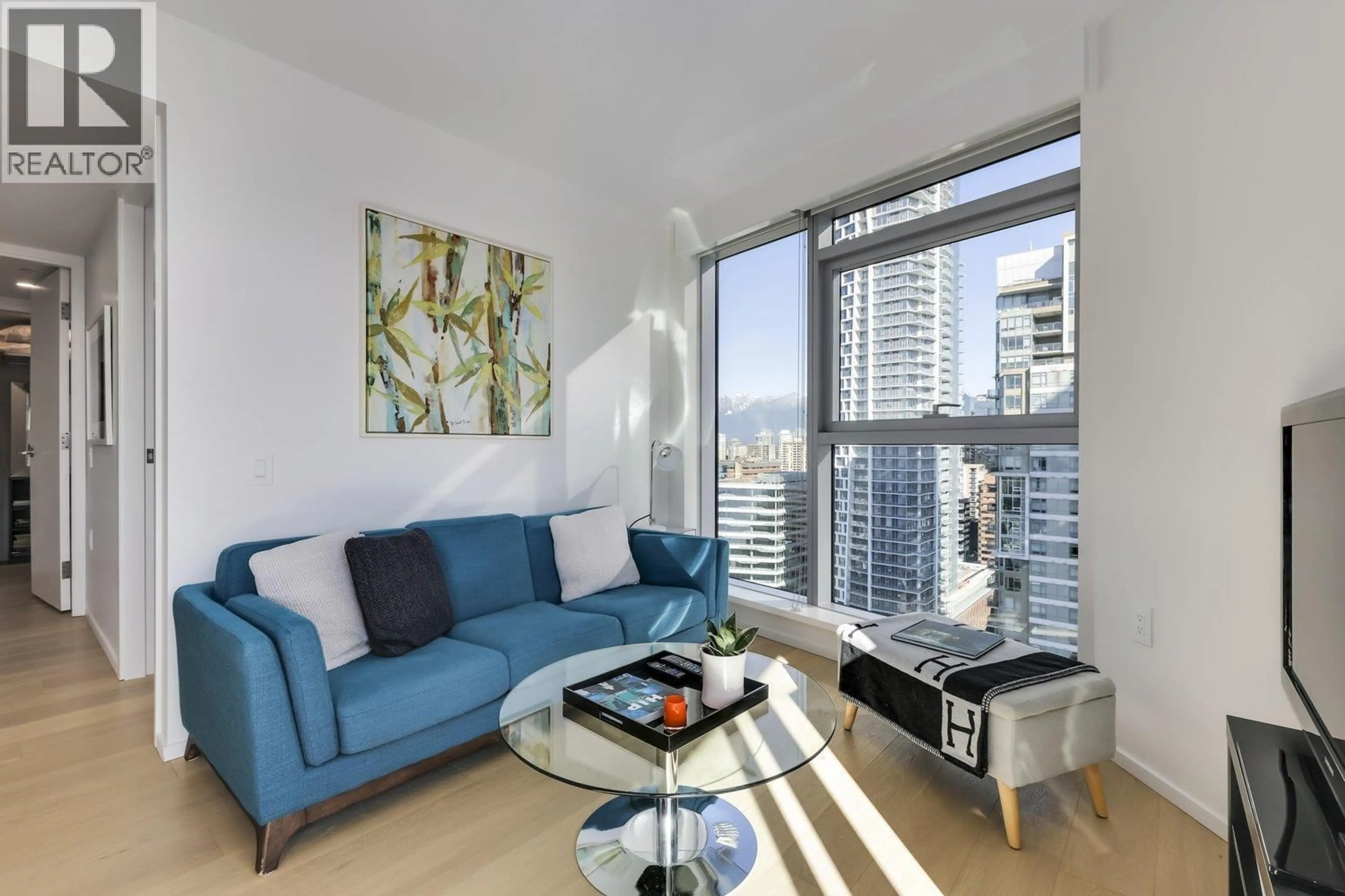 Living room with furniture, unknown for 2606 - 889 PACIFIC STREET, Vancouver British Columbia V6Z1C3