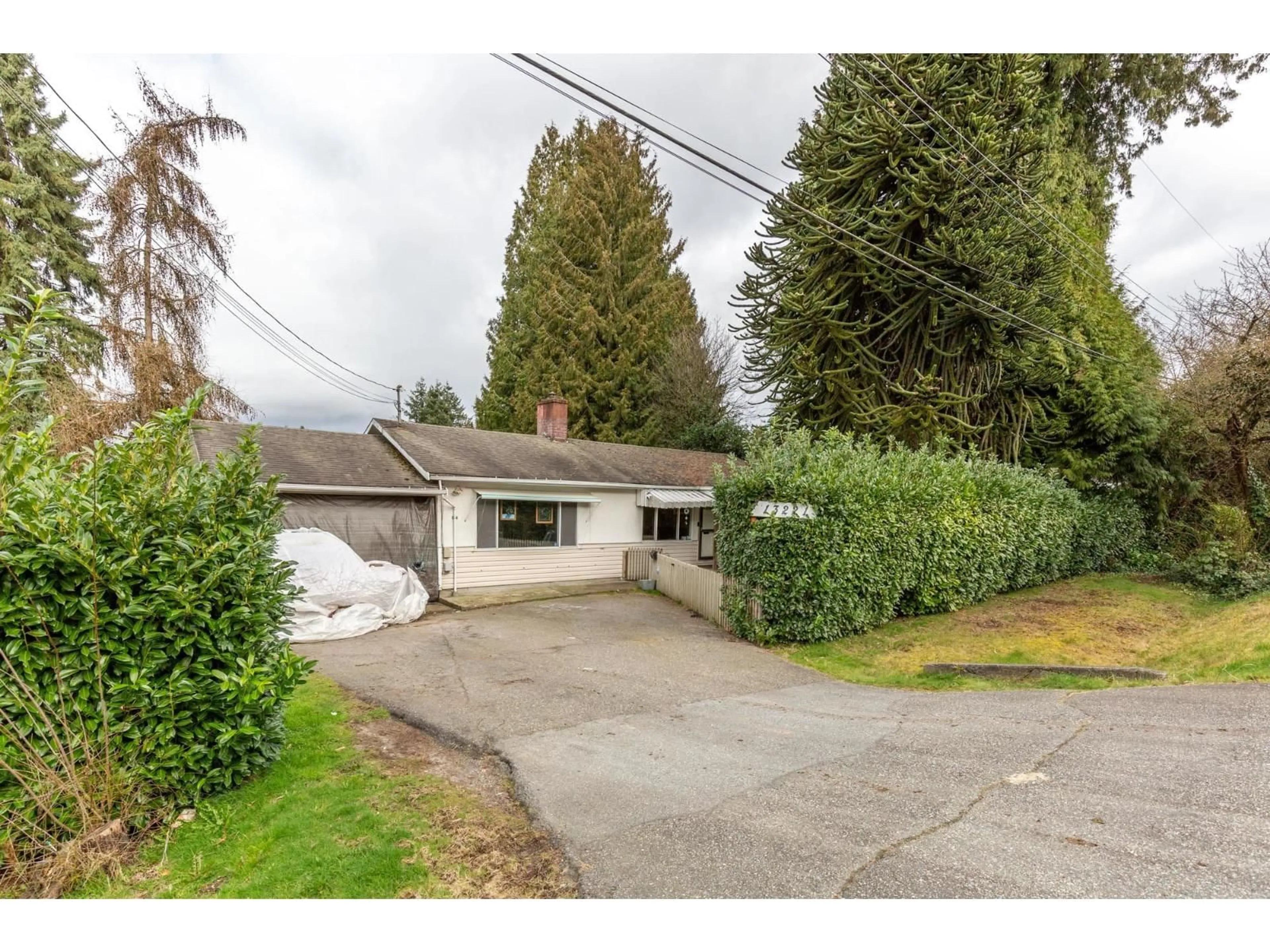 A pic from outside/outdoor area/front of a property/back of a property/a pic from drone, street for 13221 112B AVENUE, Surrey British Columbia V3R2H4