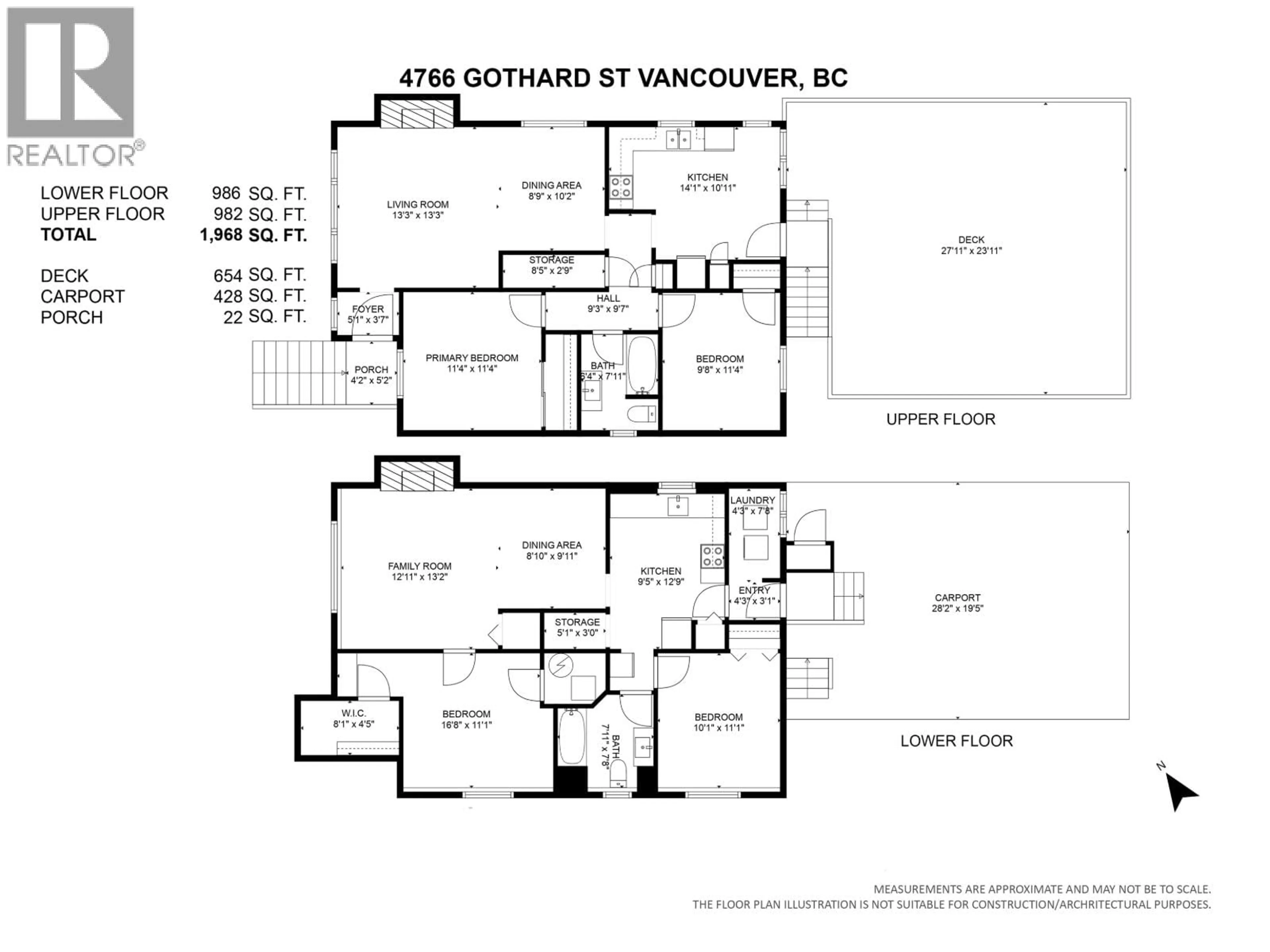 Floor plan for 4766 GOTHARD STREET, Vancouver British Columbia V5R3K9