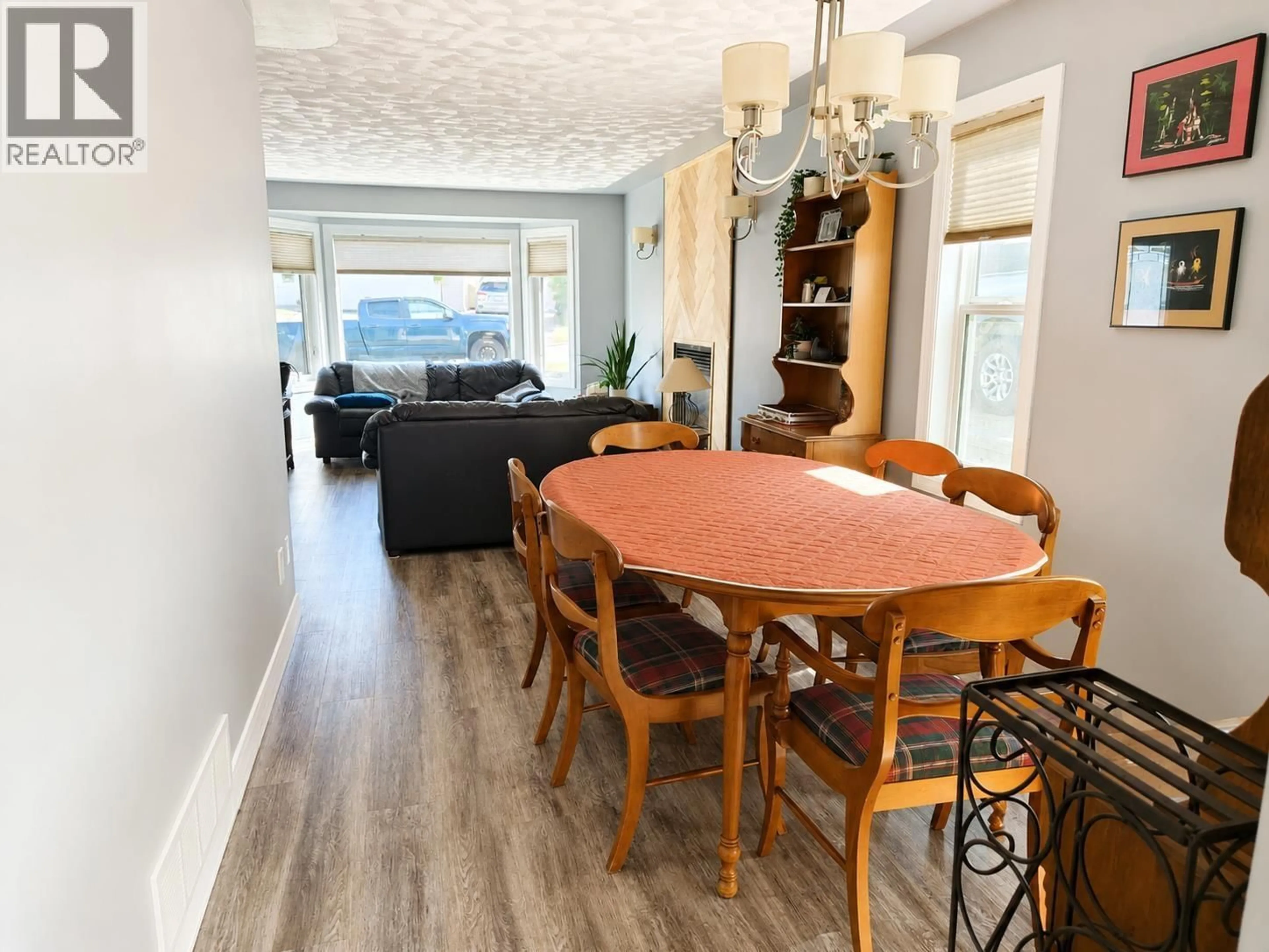 Dining room, wood/laminate floor for 7623 ST MARY CRESCENT, Prince George British Columbia V2N4M3