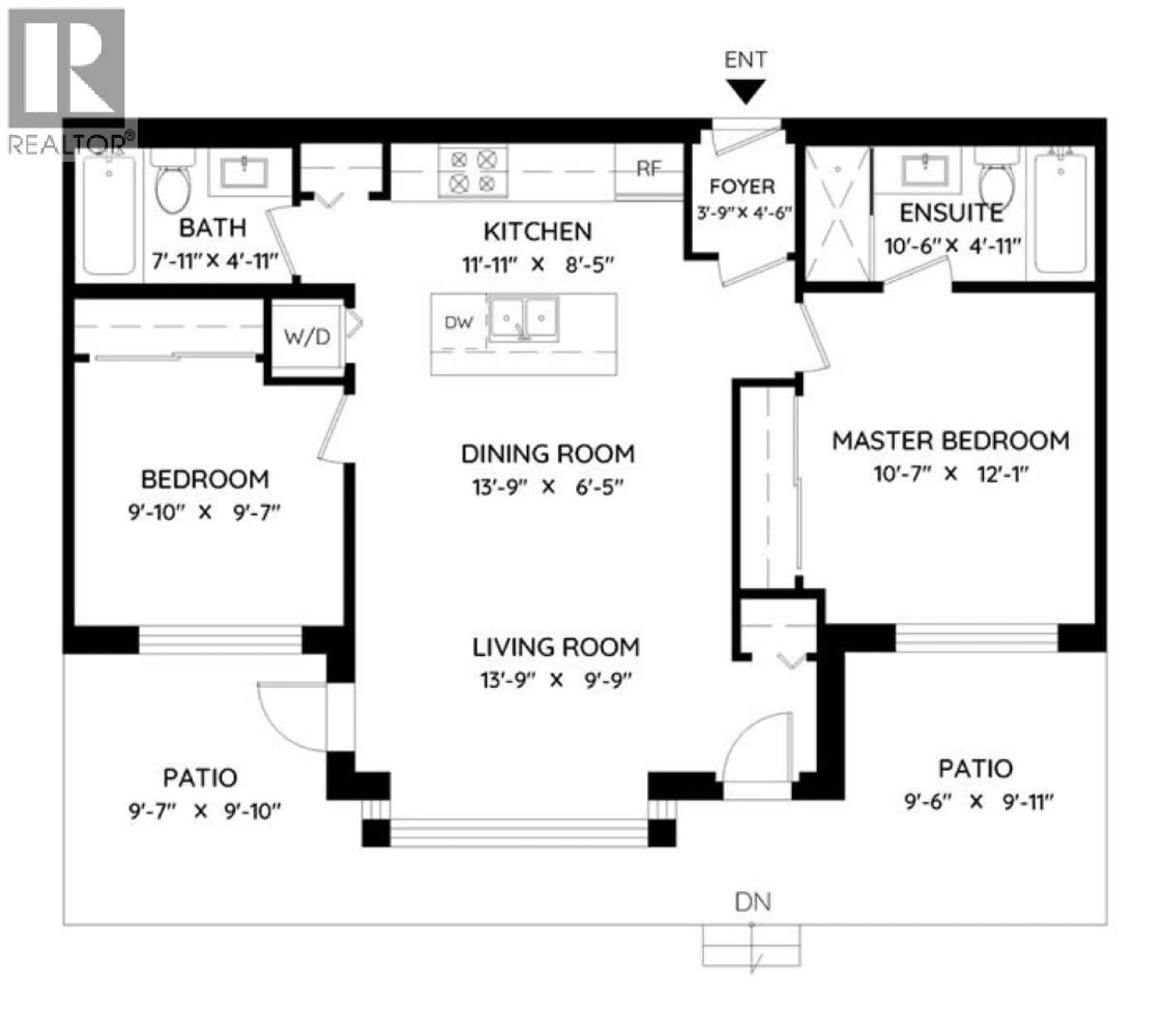 Floor plan for TH6 - 4182 DAWSON STREET, Burnaby British Columbia V5C4B1