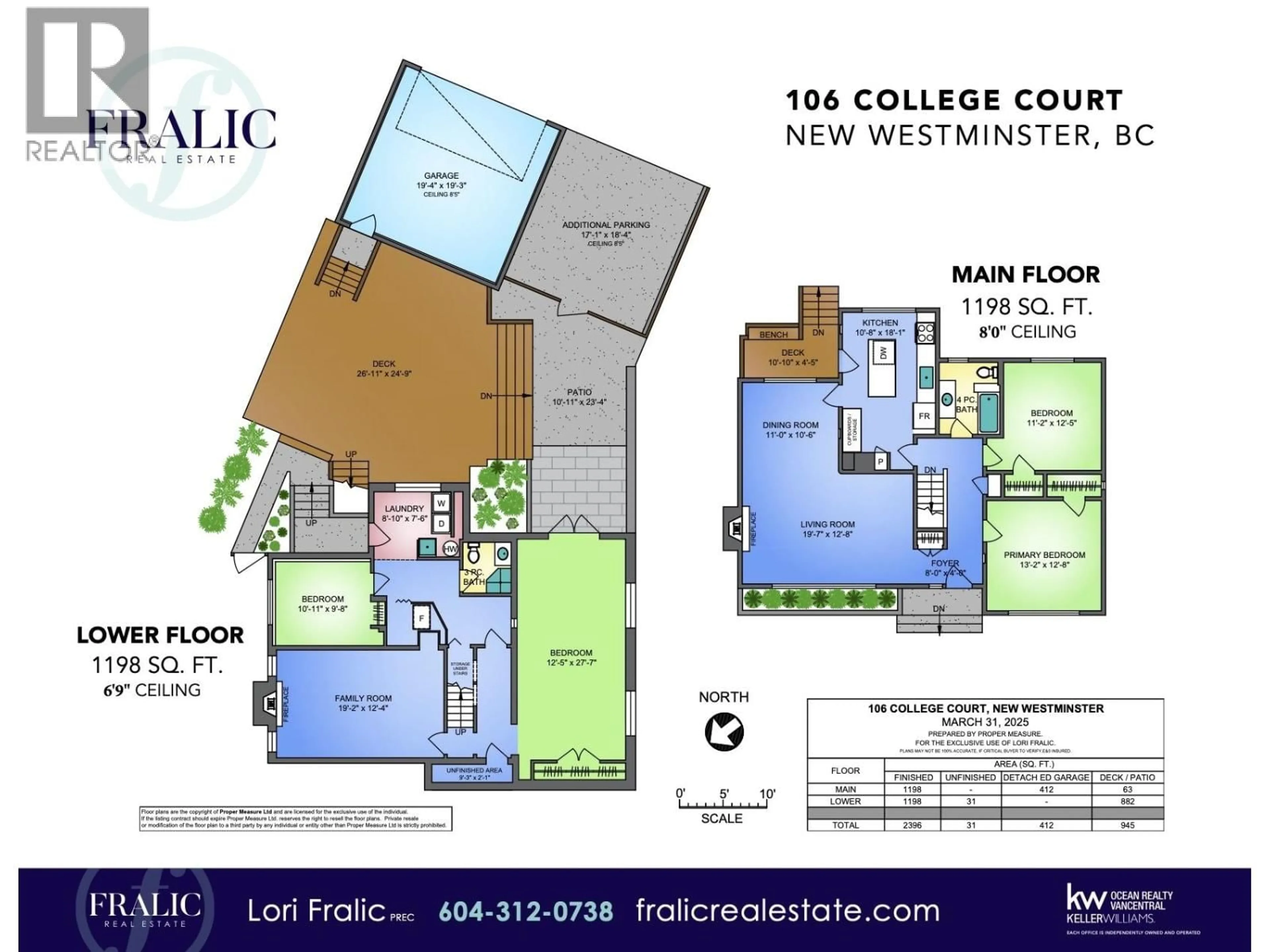Floor plan for 106 COLLEGE COURT, New Westminster British Columbia V3L1K9