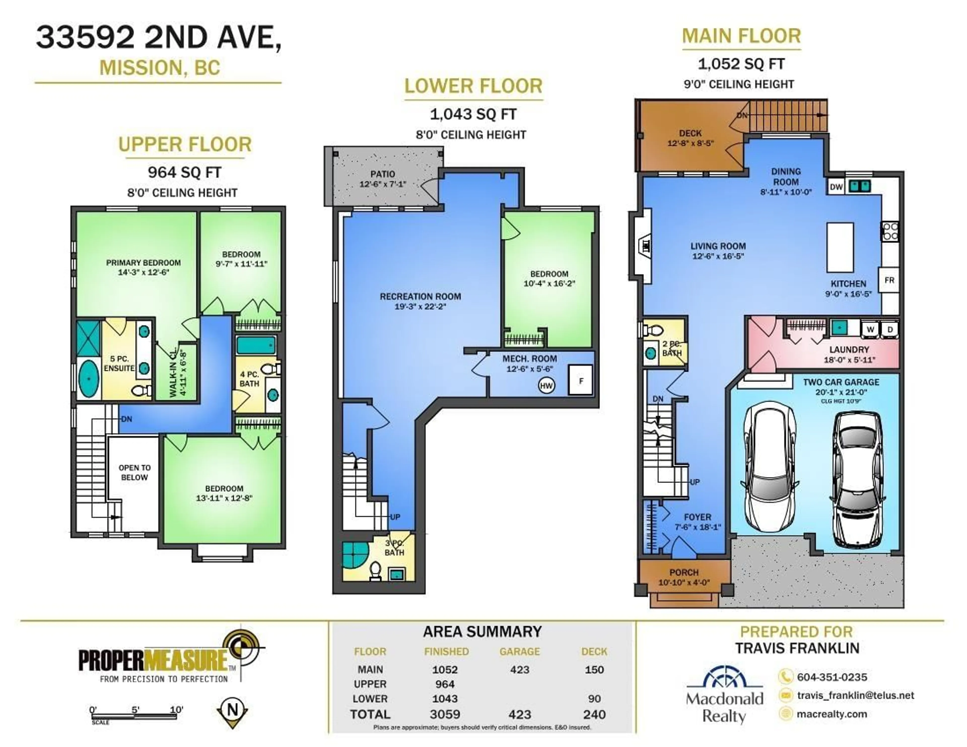 Floor plan for 33592 2ND AVENUE, Mission British Columbia V2V6G5