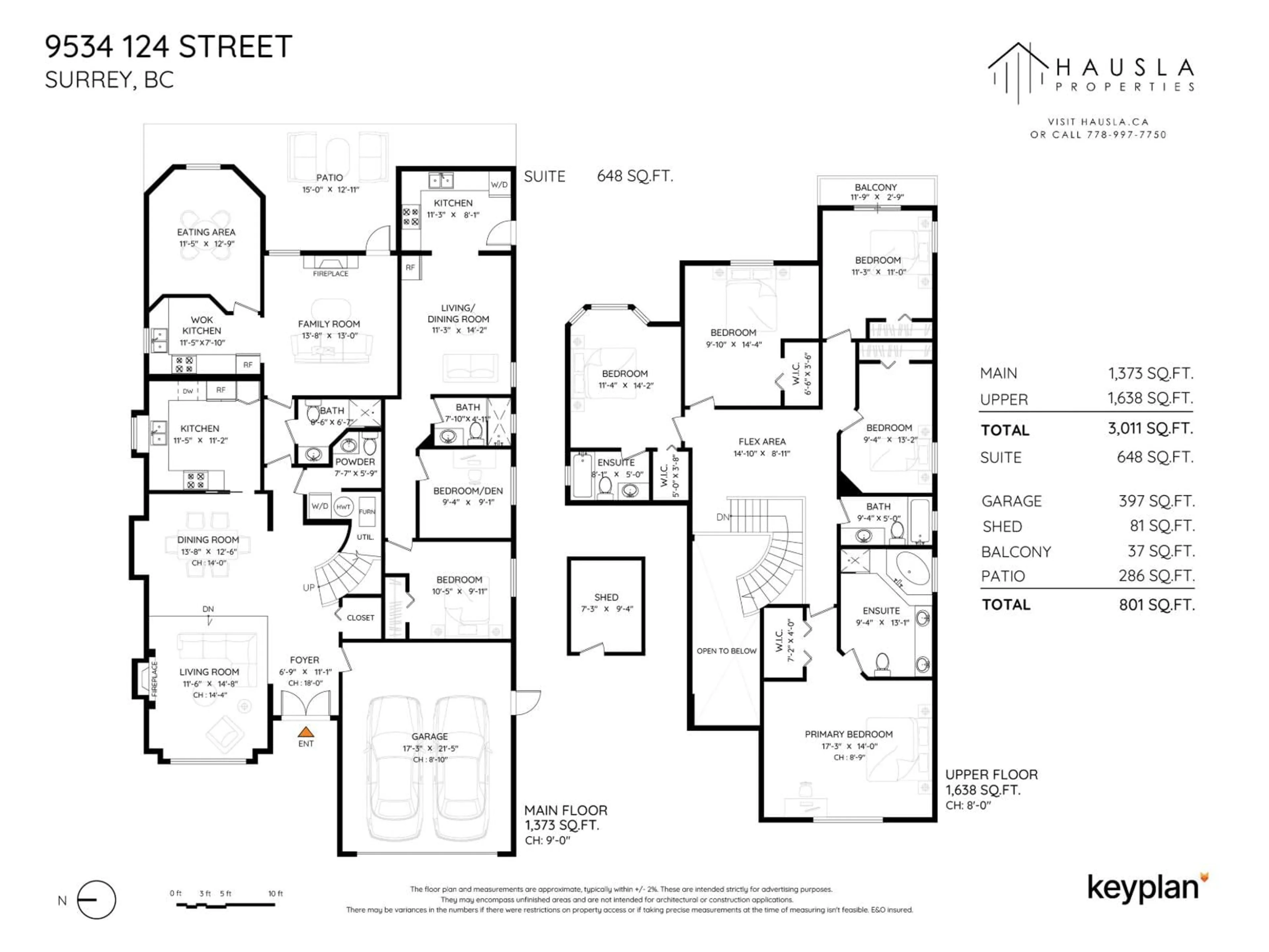 Floor plan for 9534 124 STREET, Surrey British Columbia V3V4S4